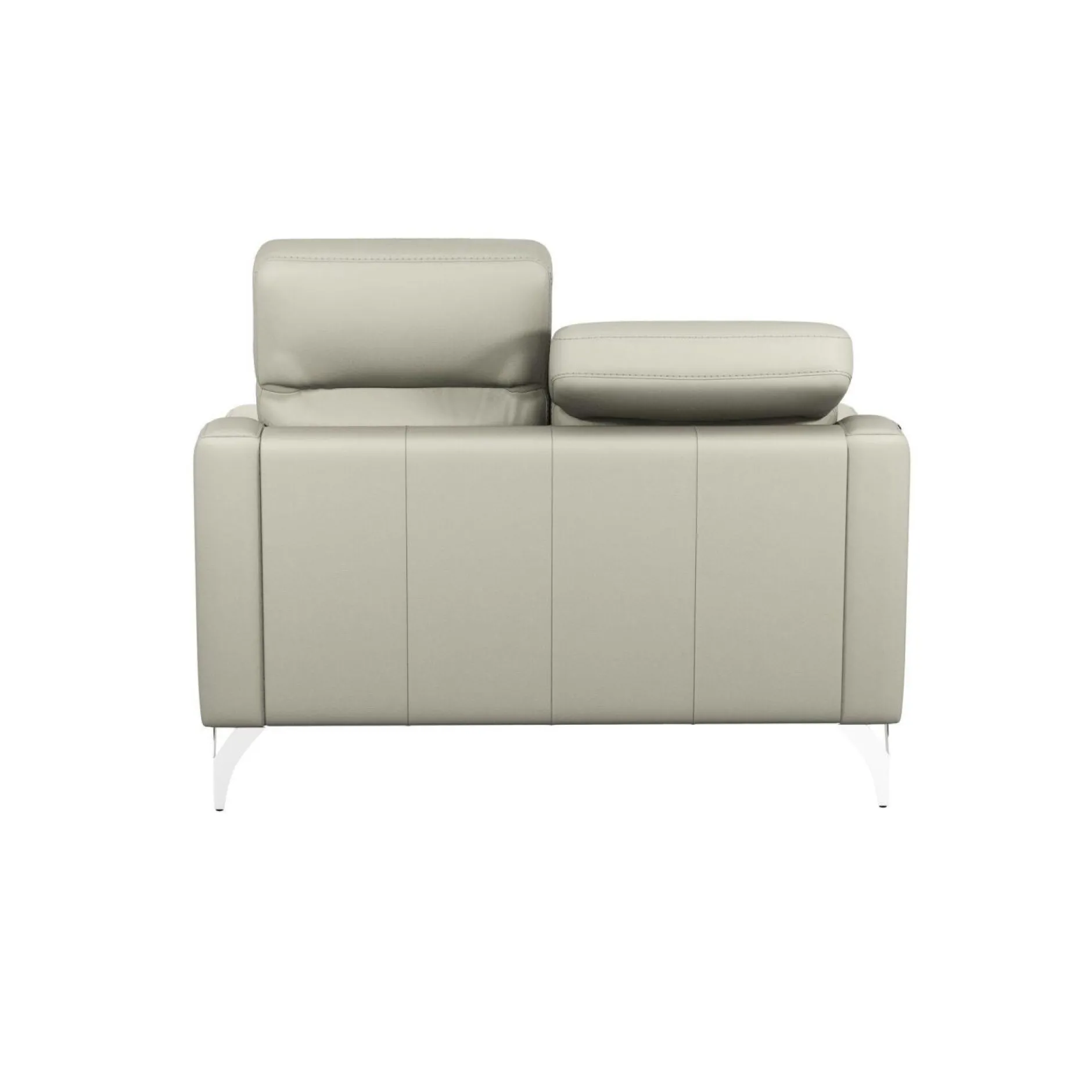 Canapés Droits|Canapés Fixes>Camif Canapé cuir têtières relevables Ben - - 2 places Lune