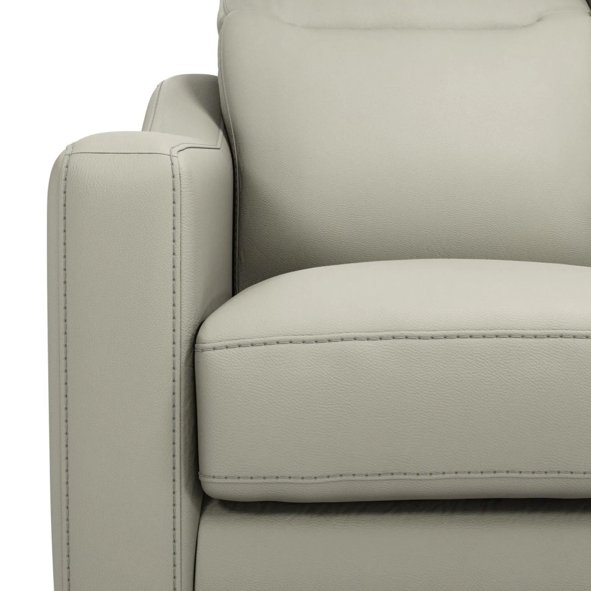 Canapés Droits|Canapés Fixes>Camif Canapé cuir têtières relevables Ben - - 2 places Lune