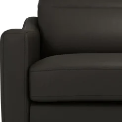 Canapés Droits|Canapés Fixes></noscript>Camif Canapé cuir têtières relevables Ben - - Grand 3 places Noir