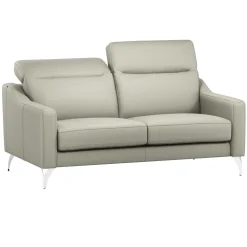 Canapés Droits|Canapés Fixes>Camif Canapé cuir têtières relevables Ben - - 3 places Lune