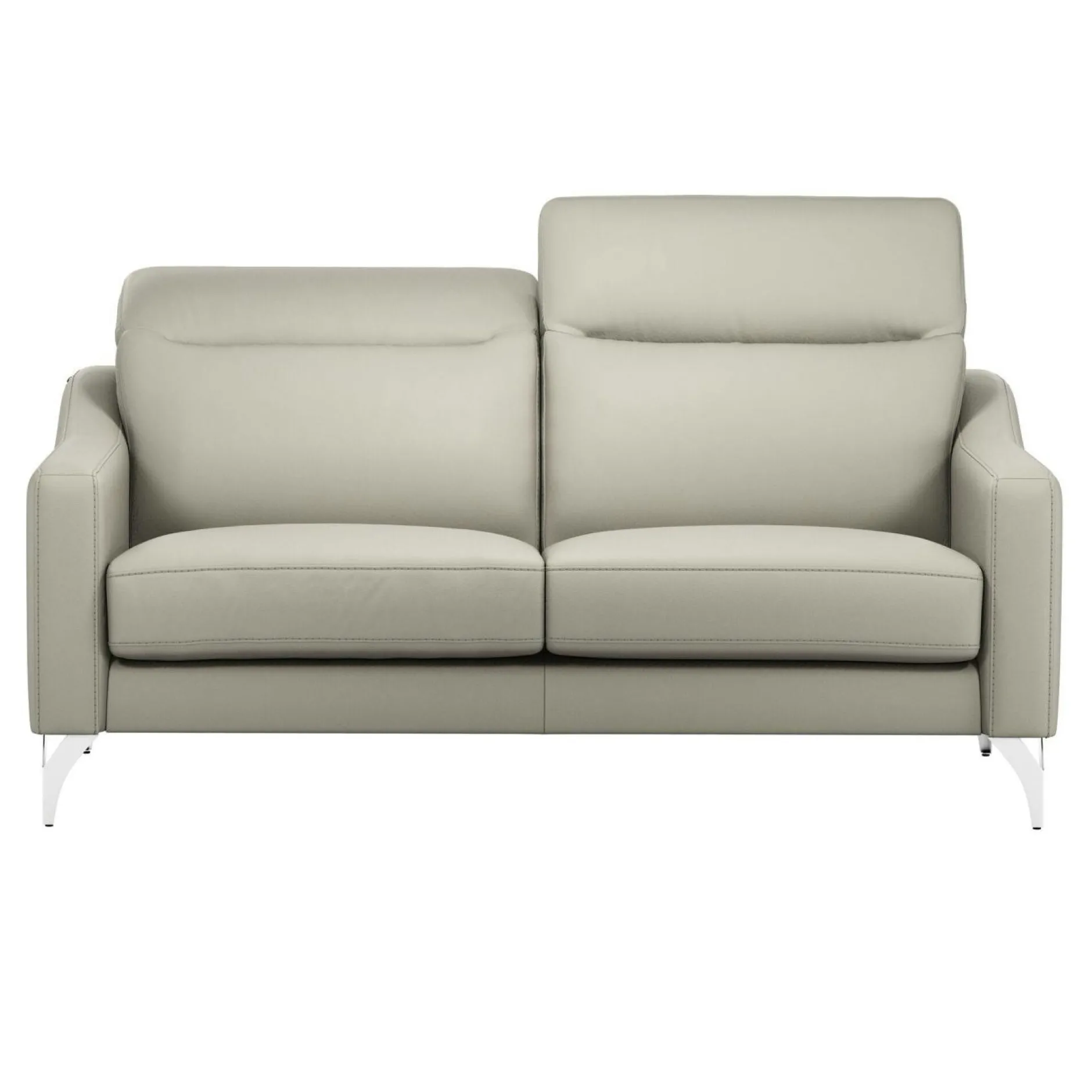 Canapés Droits|Canapés Fixes>Camif Canapé cuir têtières relevables Ben - - 3 places Lune