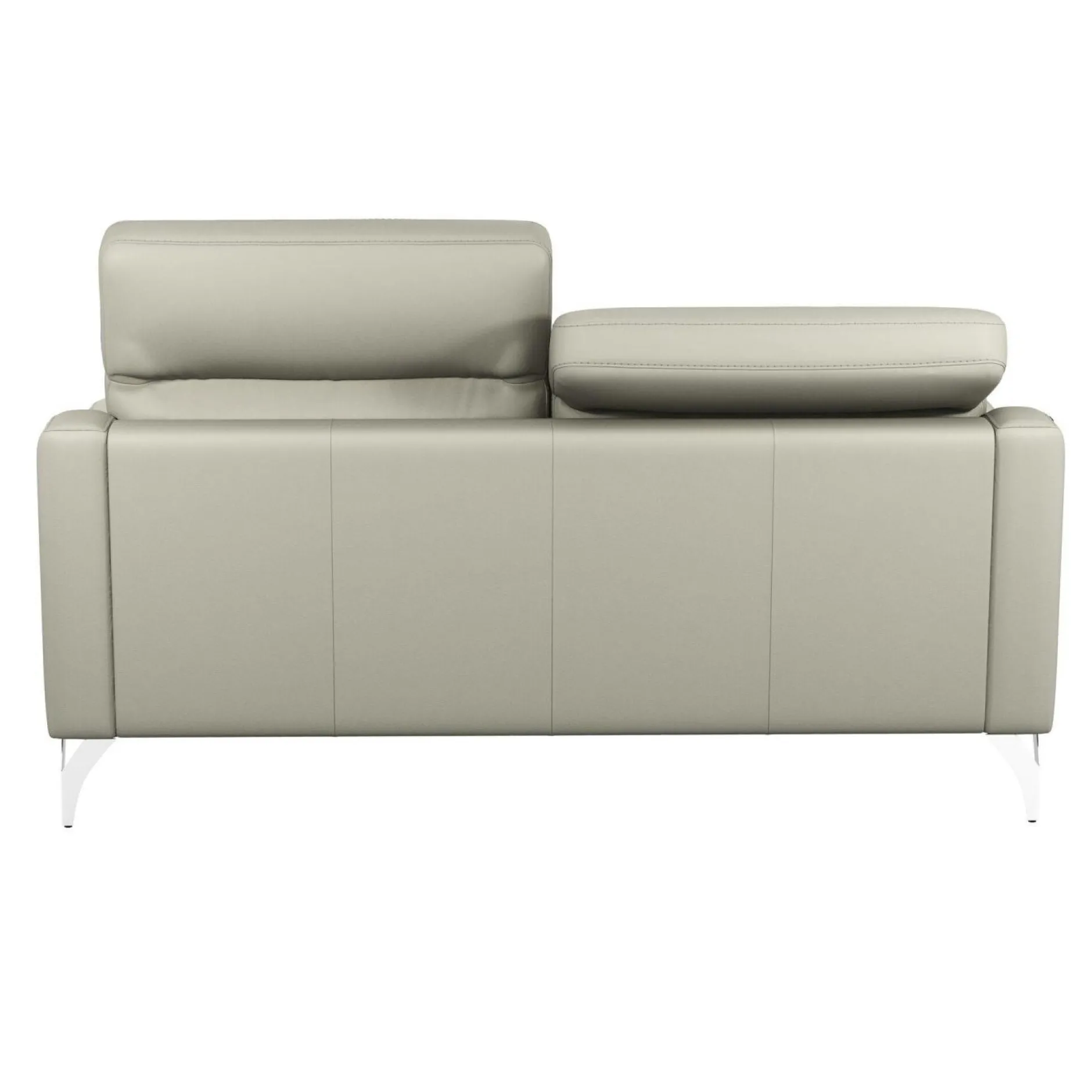 Canapés Droits|Canapés Fixes>Camif Canapé cuir têtières relevables Ben - - 3 places Lune