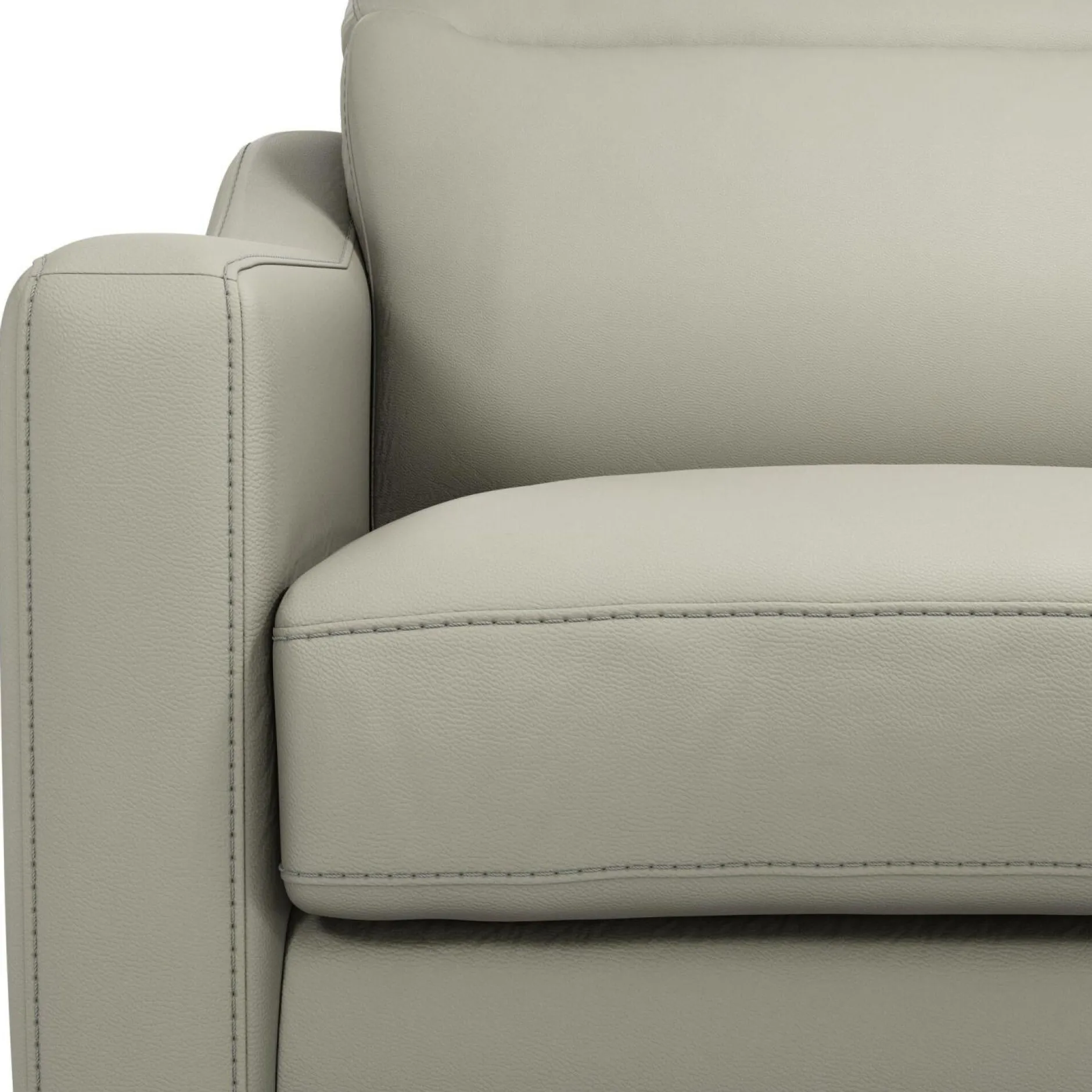 Canapés Droits|Canapés Fixes>Camif Canapé cuir têtières relevables Ben - - 3 places Lune