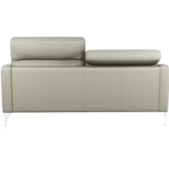Canapés Droits|Canapés Fixes></noscript>Camif Canapé cuir têtières relevables Ben - - Grand 3 places Lune