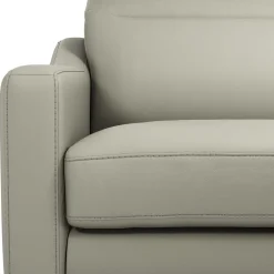 Canapés Droits|Canapés Fixes></noscript>Camif Canapé cuir têtières relevables Ben - - Grand 3 places Lune