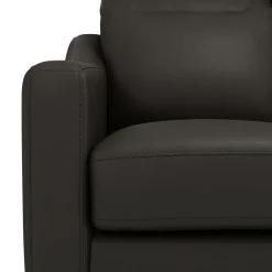 Canapés Droits|Canapés Fixes></noscript>Camif Canapé cuir têtières relevables Ben - - 2 places Noir