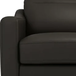 Canapés Droits|Canapés Fixes></noscript>Camif Canapé cuir têtières relevables Ben - - 3 places Noir