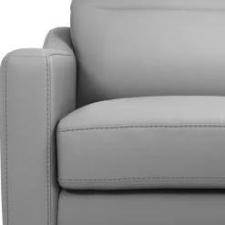 Canapés Droits|Canapés Fixes></noscript>Camif Canapé cuir têtières relevables Ben - - 3 places Gris Clair