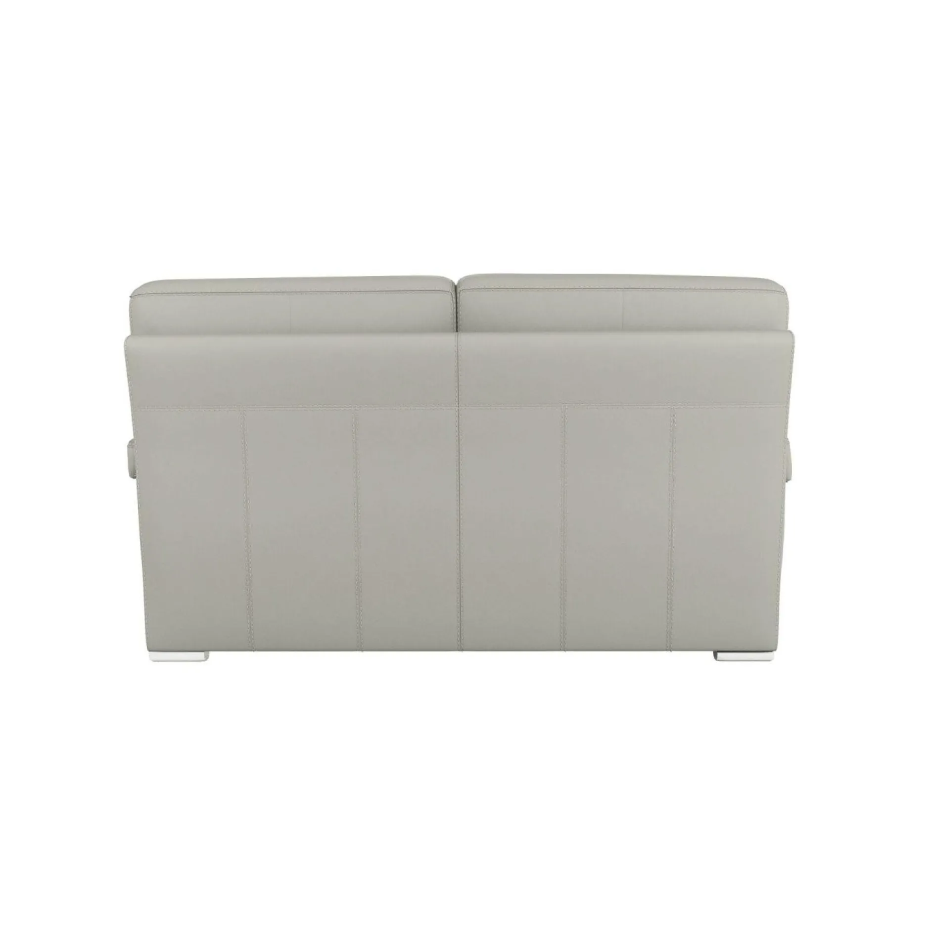 Canapés Droits|Canapés Fixes>Camif Canapé cuir Vittoria - - 2 places Blanc