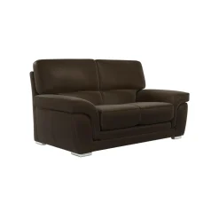 Canapés Droits|Canapés Fixes>Camif Canapé cuir Vittoria - - 2 places Coffee