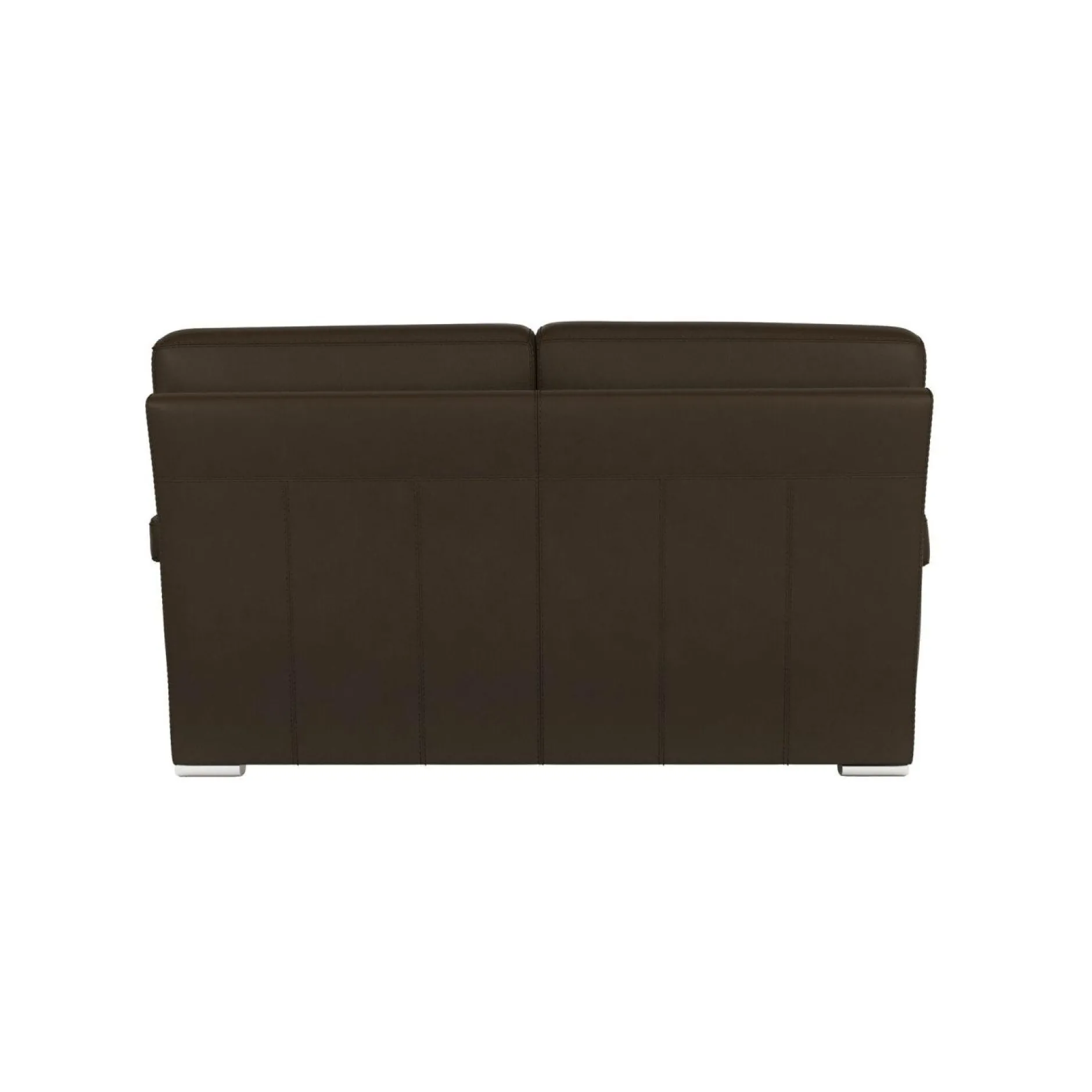 Canapés Droits|Canapés Fixes>Camif Canapé cuir Vittoria - - 2 places Coffee