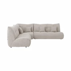 Canapés Modulables>Camif Canapé d'angle modulable tissu Benny - Naturel