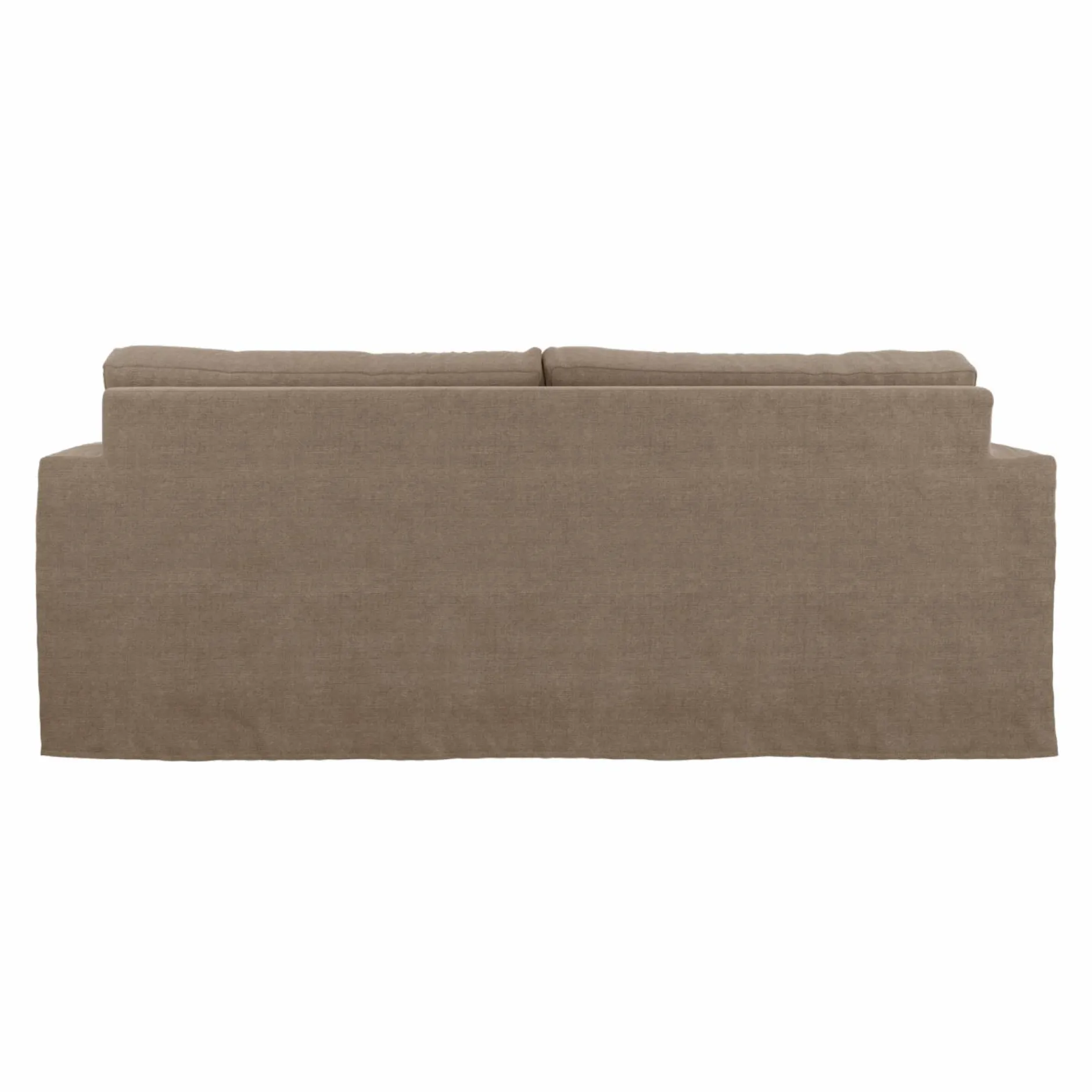 Canapés Fixes|Canapés Droits>Camif Canapé lin déhoussable Martigues - - 3 places Naturel