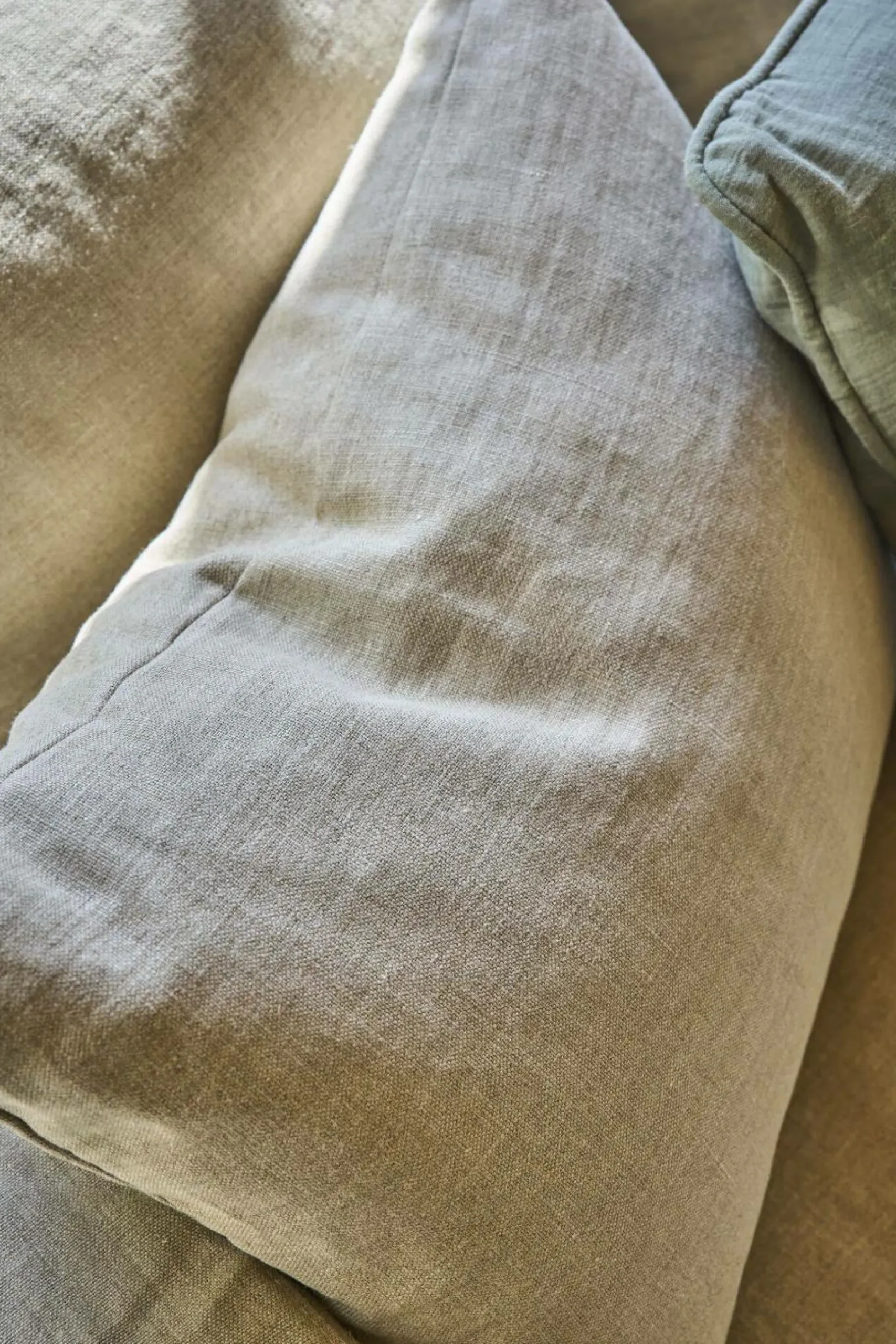 Canapés Fixes>Camif Canapé lin déhoussable Moëze - - 4 places Naturel