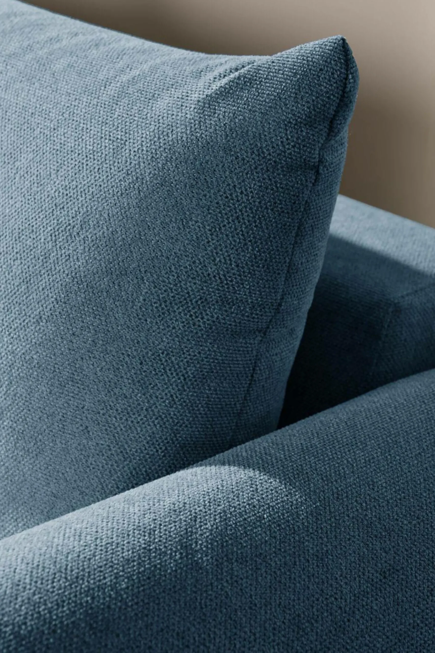 Canapés Modulables>Camif Canapé panoramique tissu Solal - - Méridienne droite Bleu