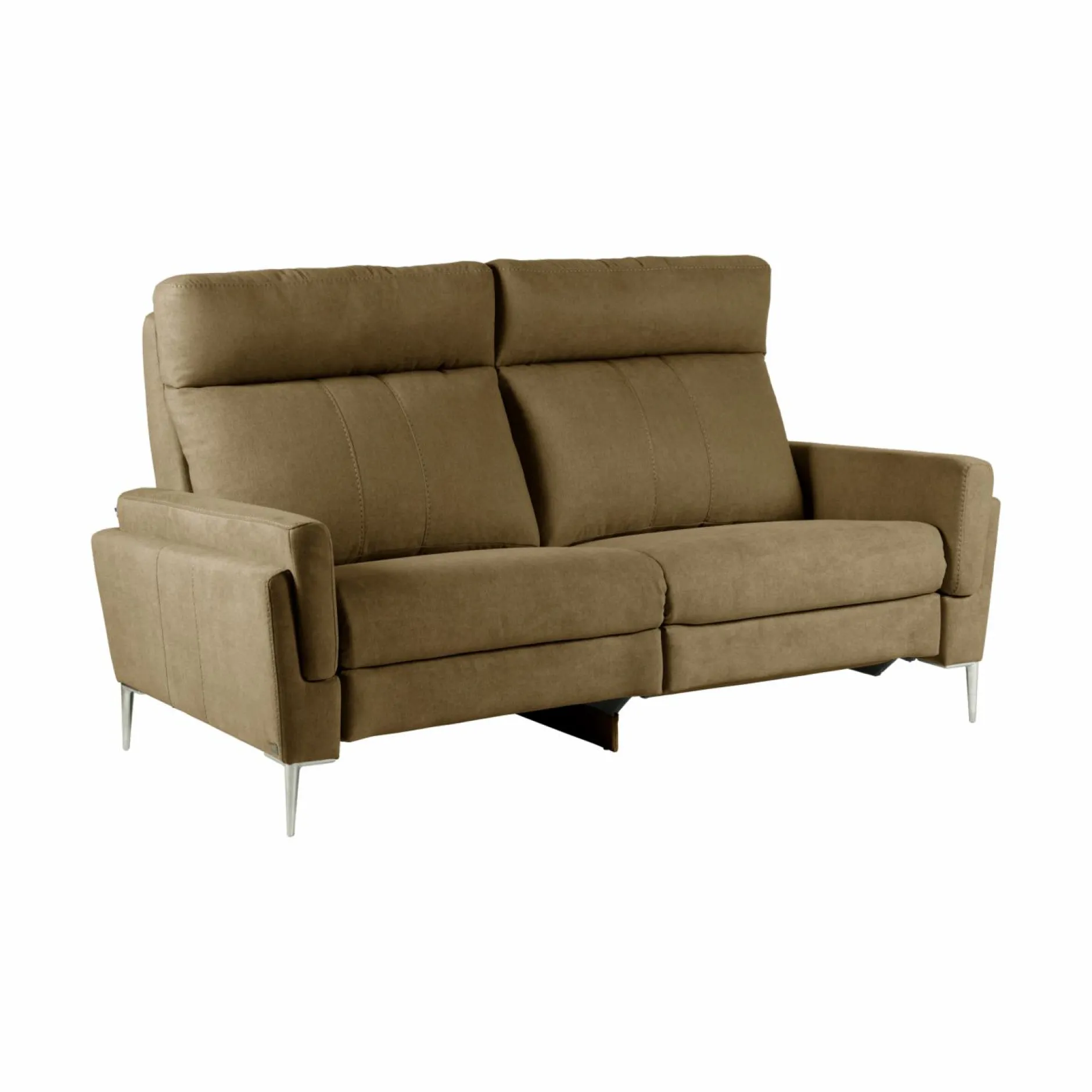 Canapés Relax>Camif Canapé relax électrique tissu Boston - - 3 places - relax à droite Kaki