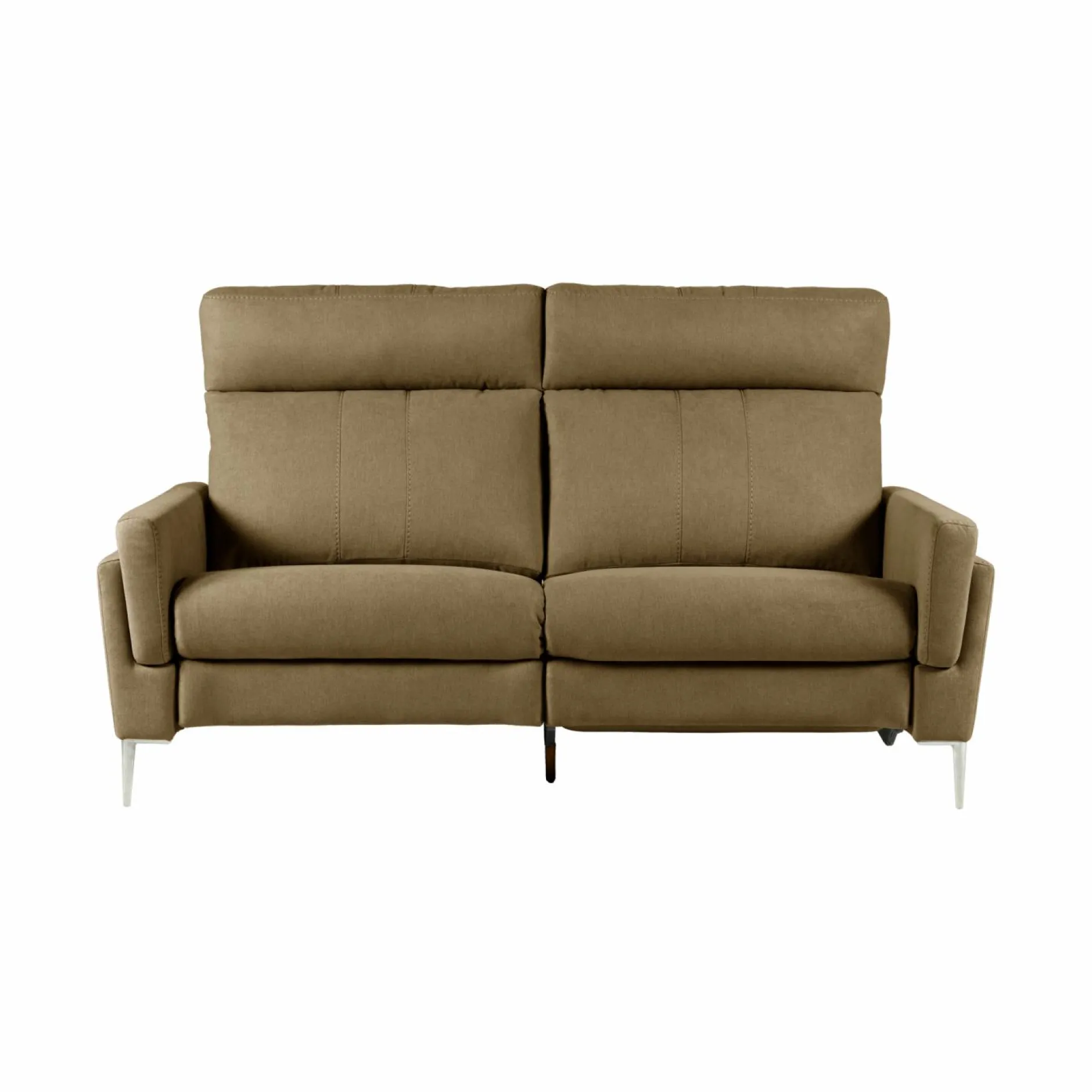 Canapés Relax>Camif Canapé relax électrique tissu Boston - - 3 places - relax à droite Kaki