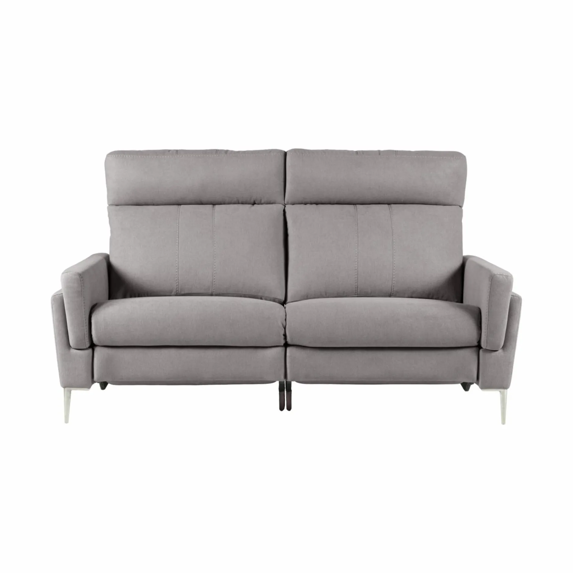 Canapés Relax>Camif Canapé relax électrique tissu Boston - - 3 places Gris Clair