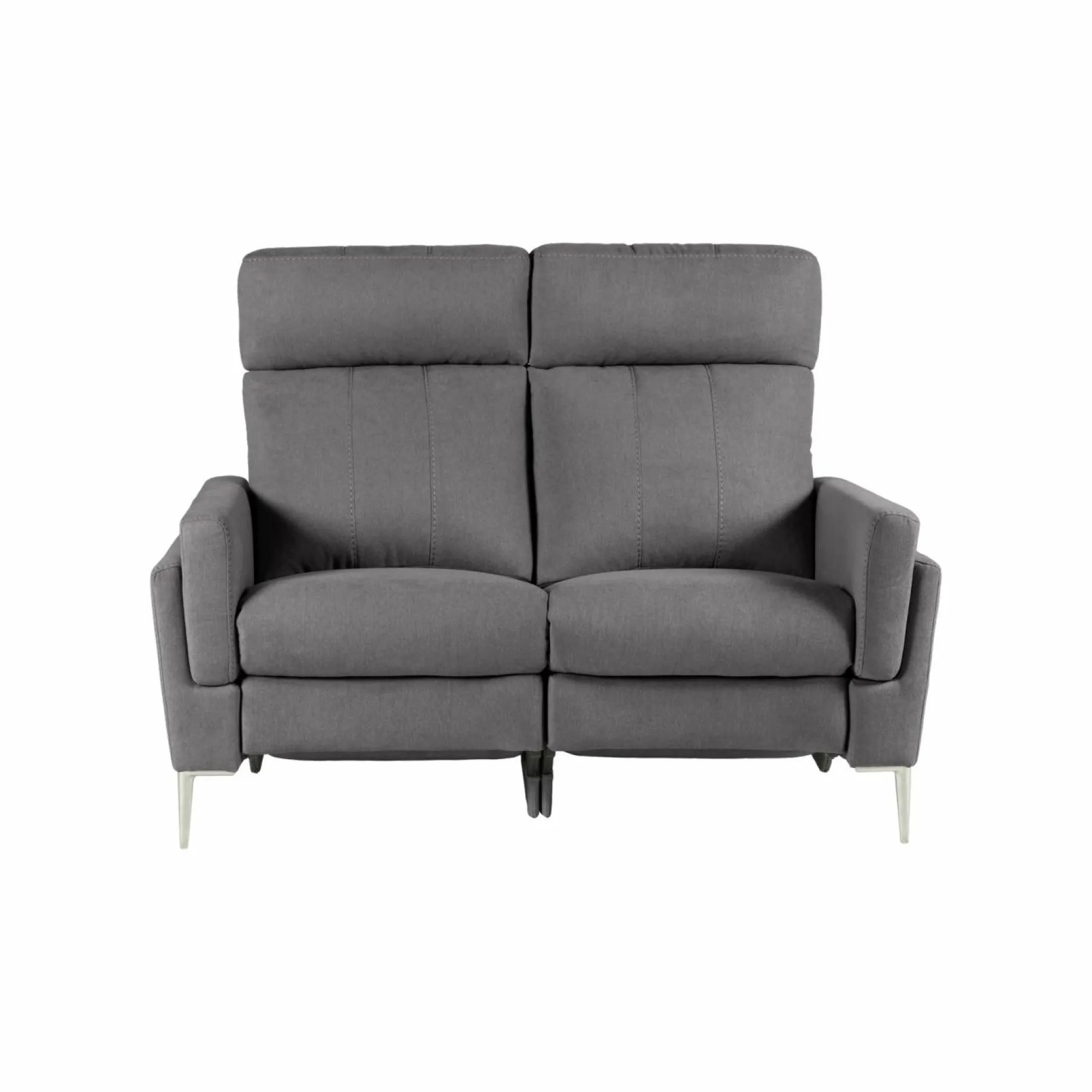 Canapés Relax>Camif Canapé relax électrique tissu Boston - - 2 places Ardoise