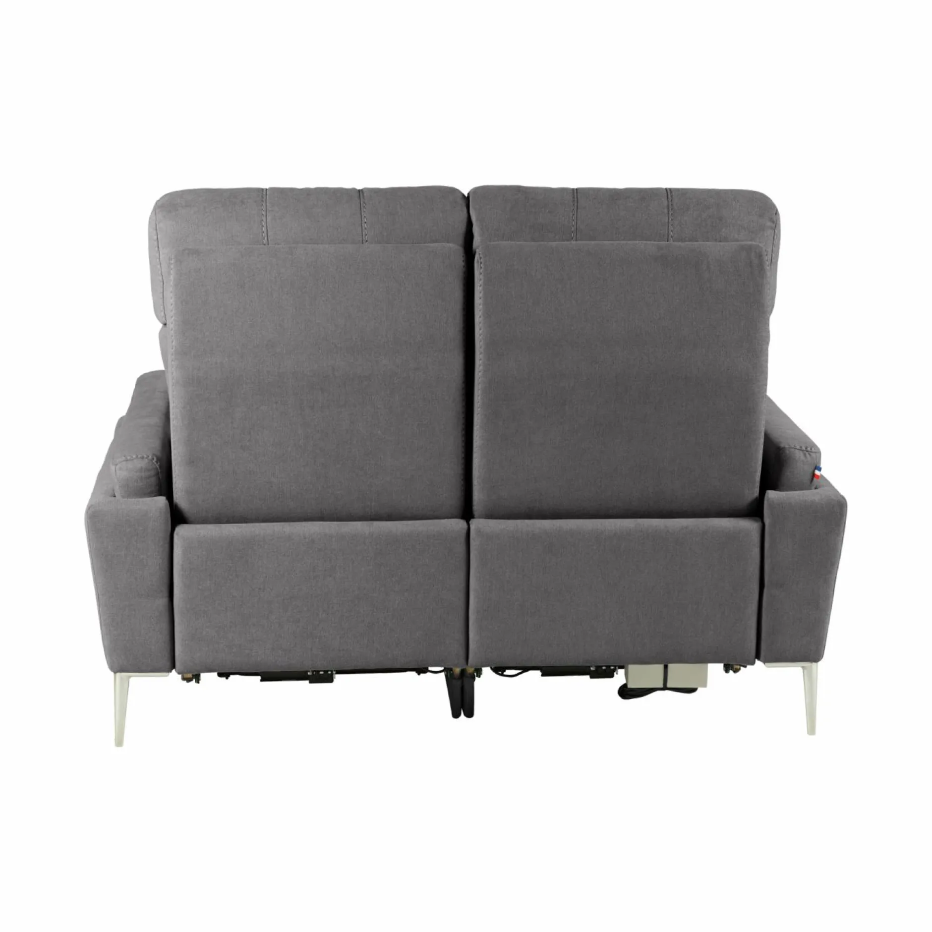 Canapés Relax>Camif Canapé relax électrique tissu Boston - - 2 places Ardoise