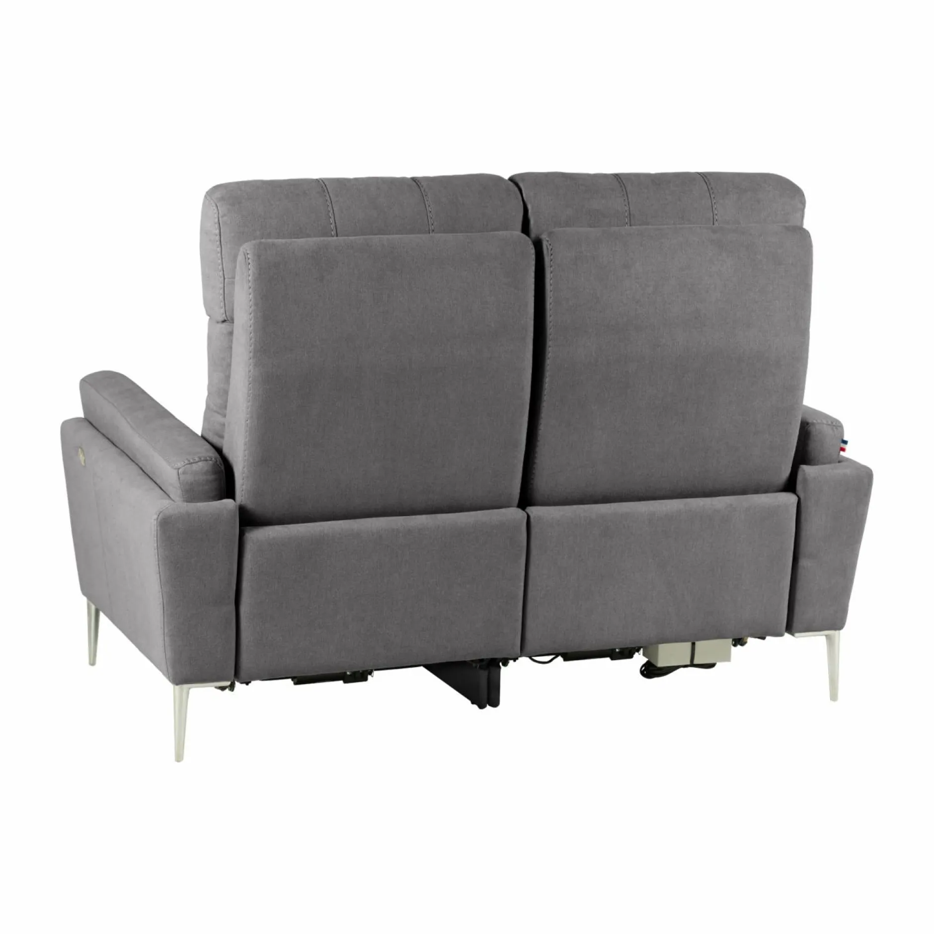 Canapés Relax>Camif Canapé relax électrique tissu Boston - - 2 places Ardoise