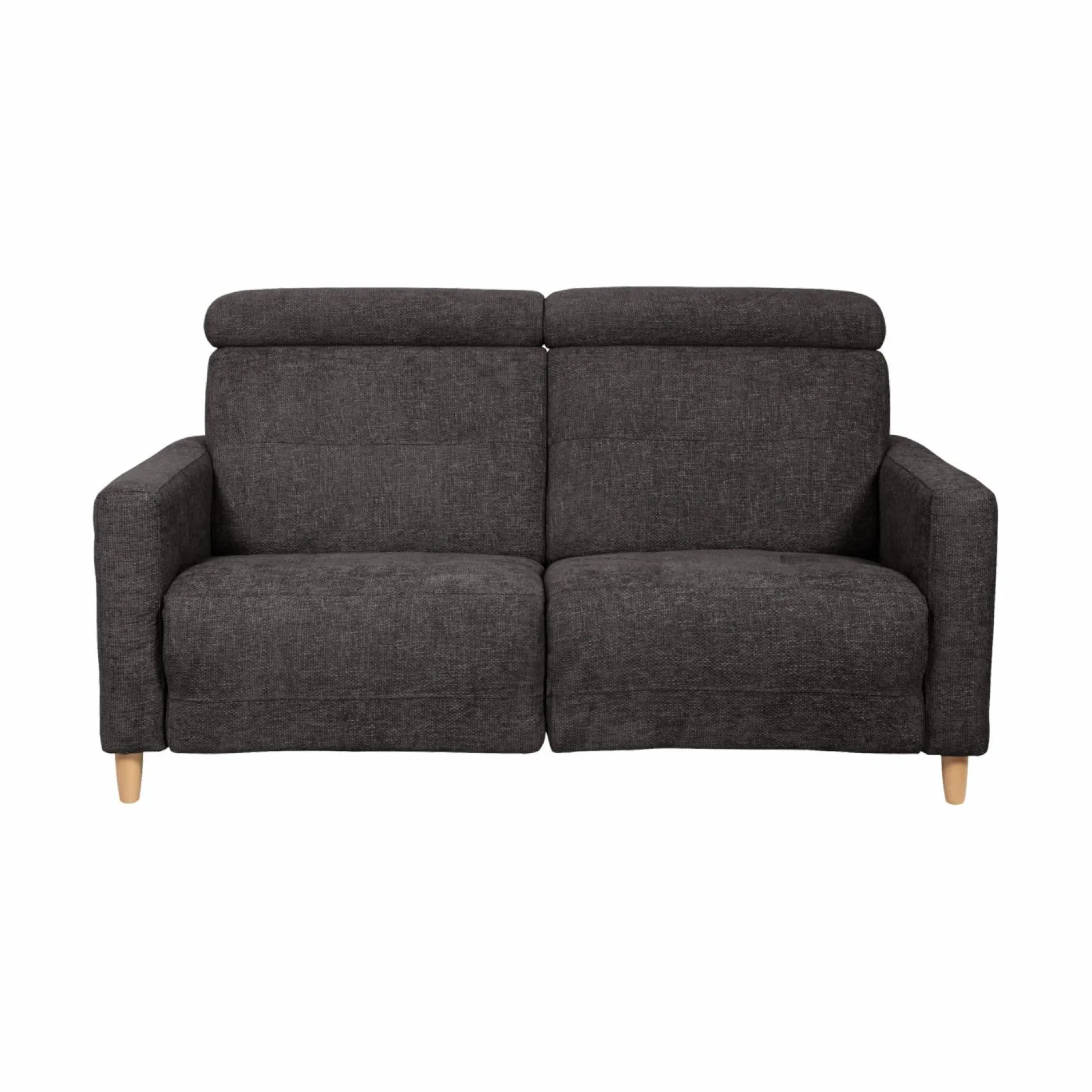 Canapés Relax>Camif Canapé relax électrique tissu Chambord - - 3 places Noir