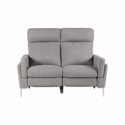 Canapés Relax>Camif Canapé relax électrique tissu Boston - - 2 places Gris Clair