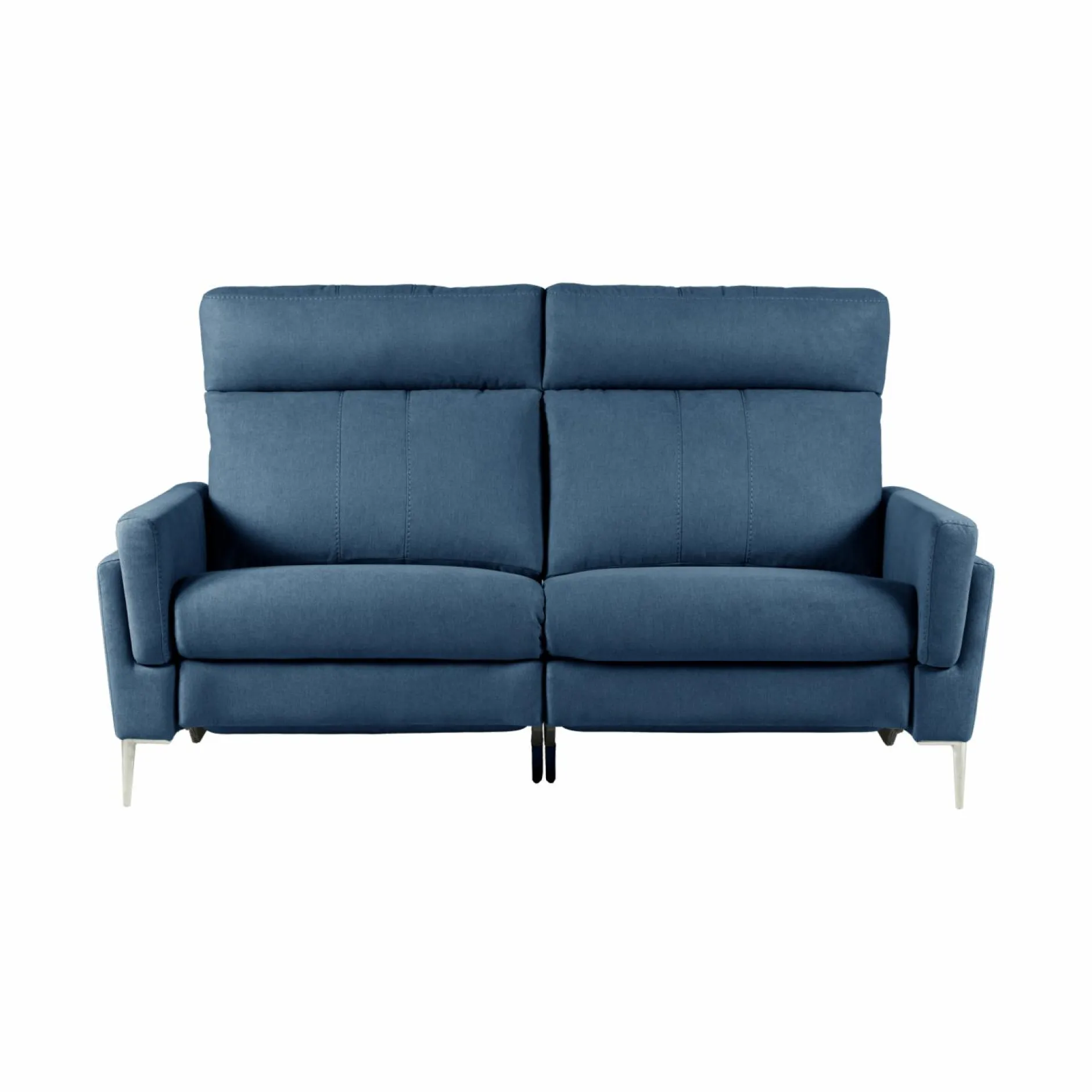 Canapés Relax>Camif Canapé relax électrique tissu Boston - - 3 places Bleu Jean