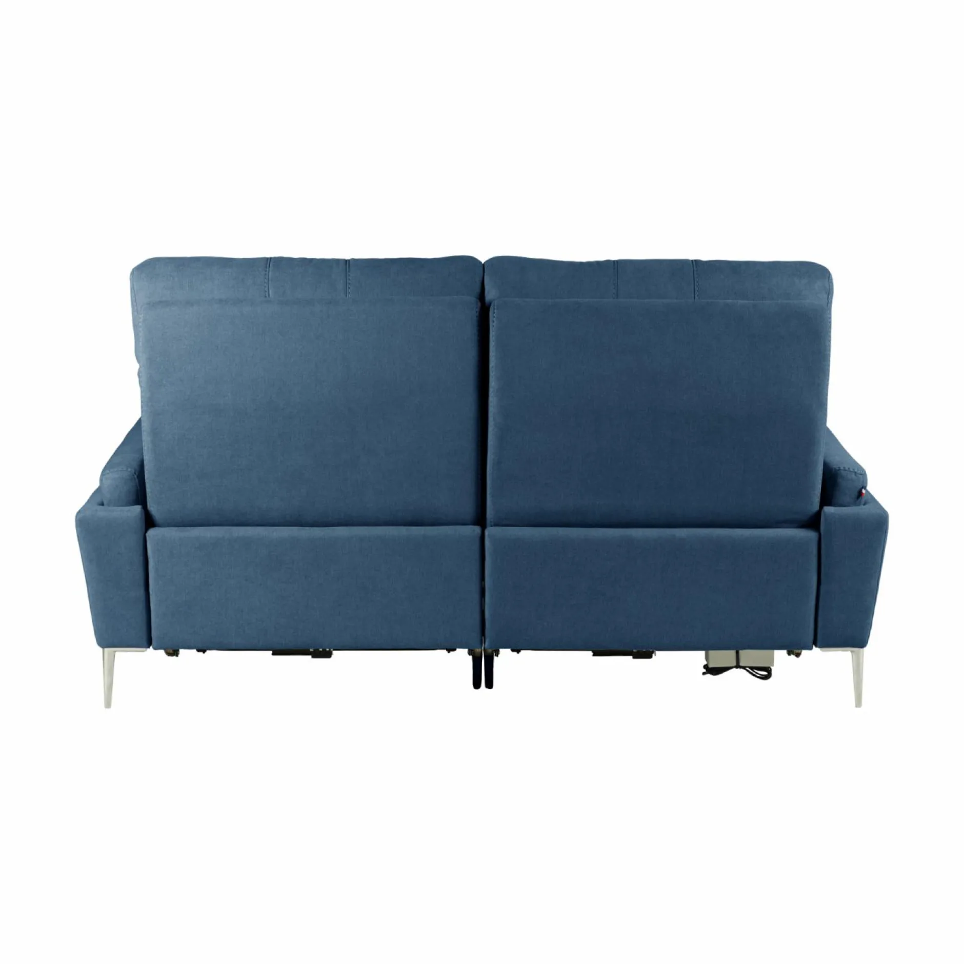 Canapés Relax>Camif Canapé relax électrique tissu Boston - - 3 places Bleu Jean