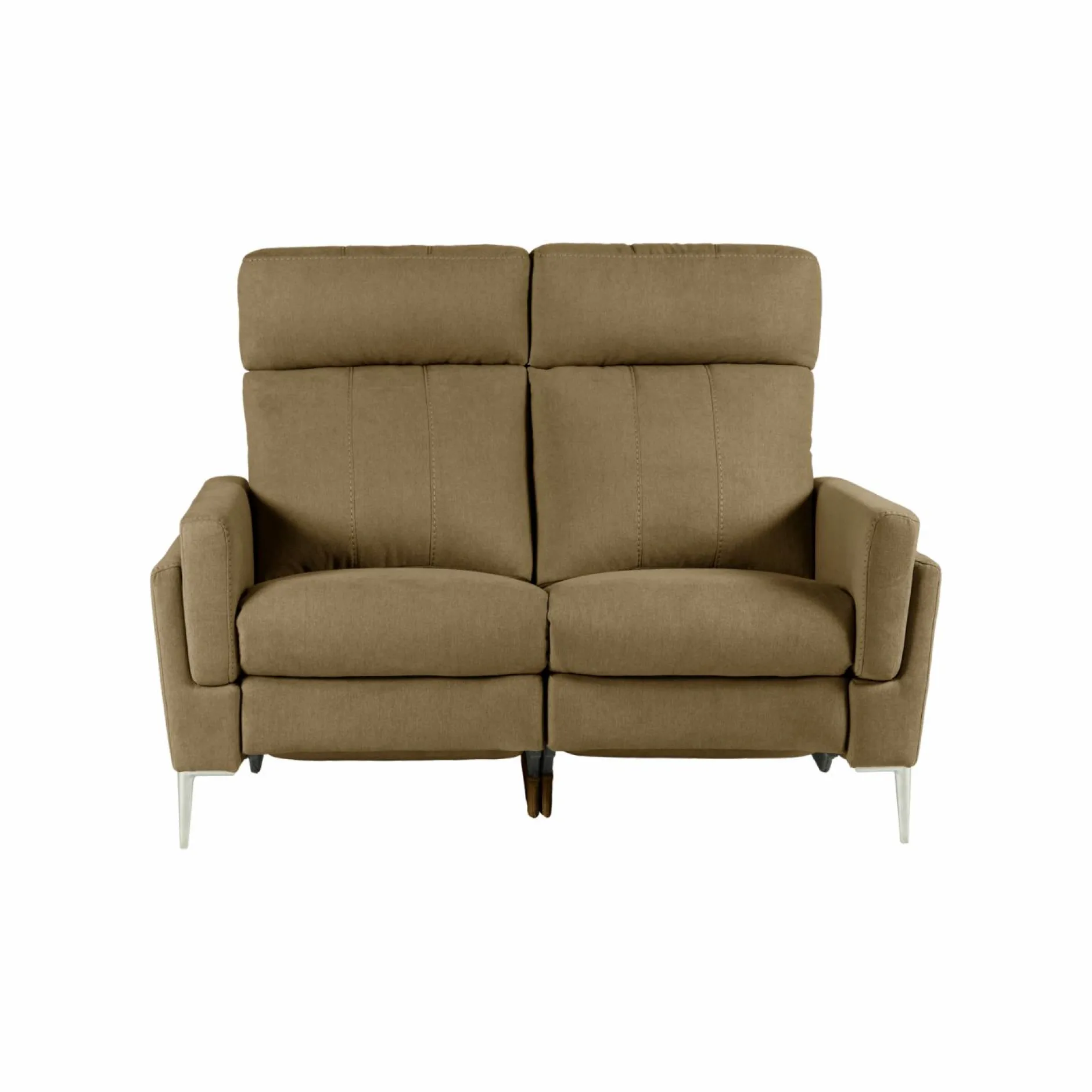 Canapés Relax>Camif Canapé relax électrique tissu Boston - - 2 places Kaki