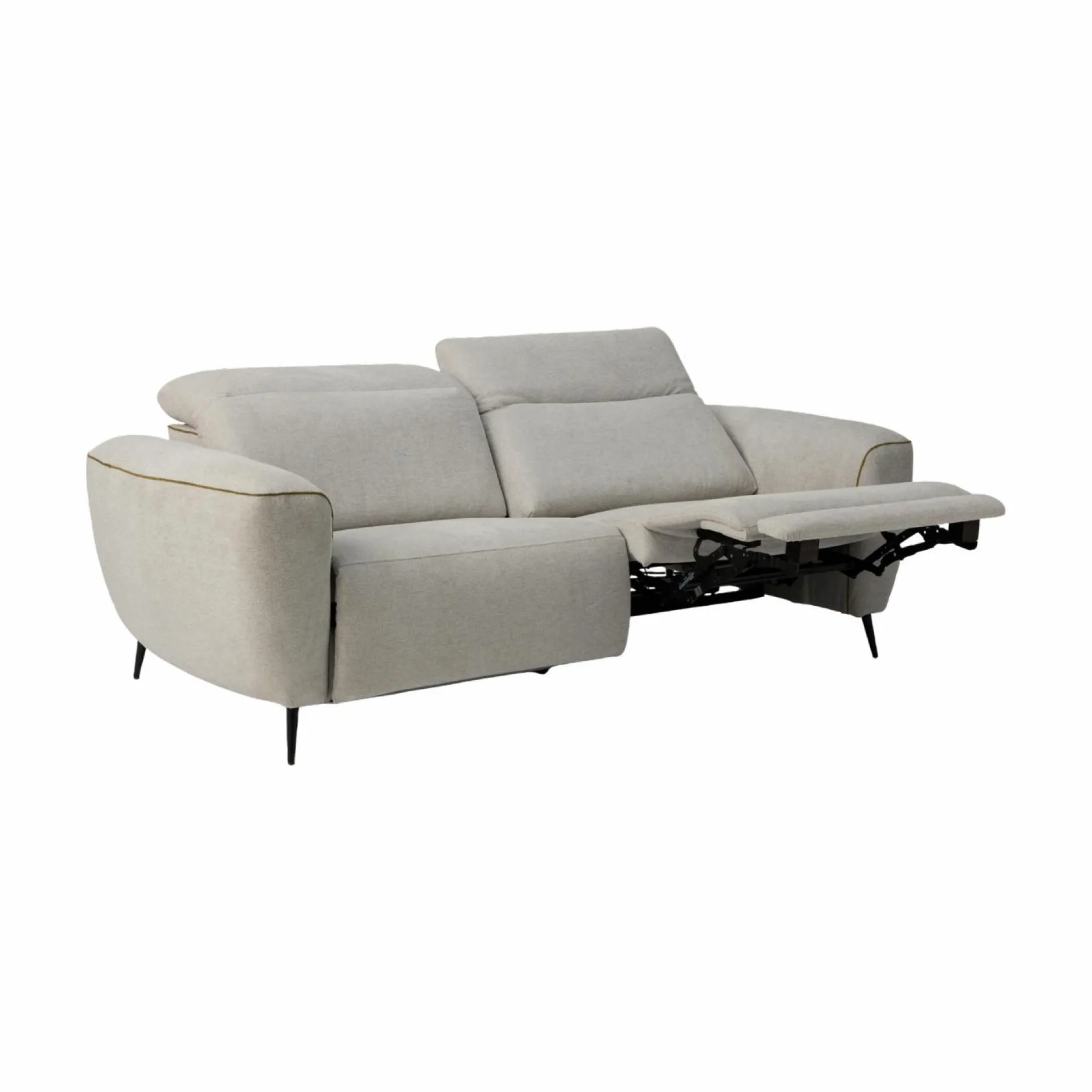 Canapés Relax>Camif Canapé relax électrique tissu Marco - - 3 places Gris Perle