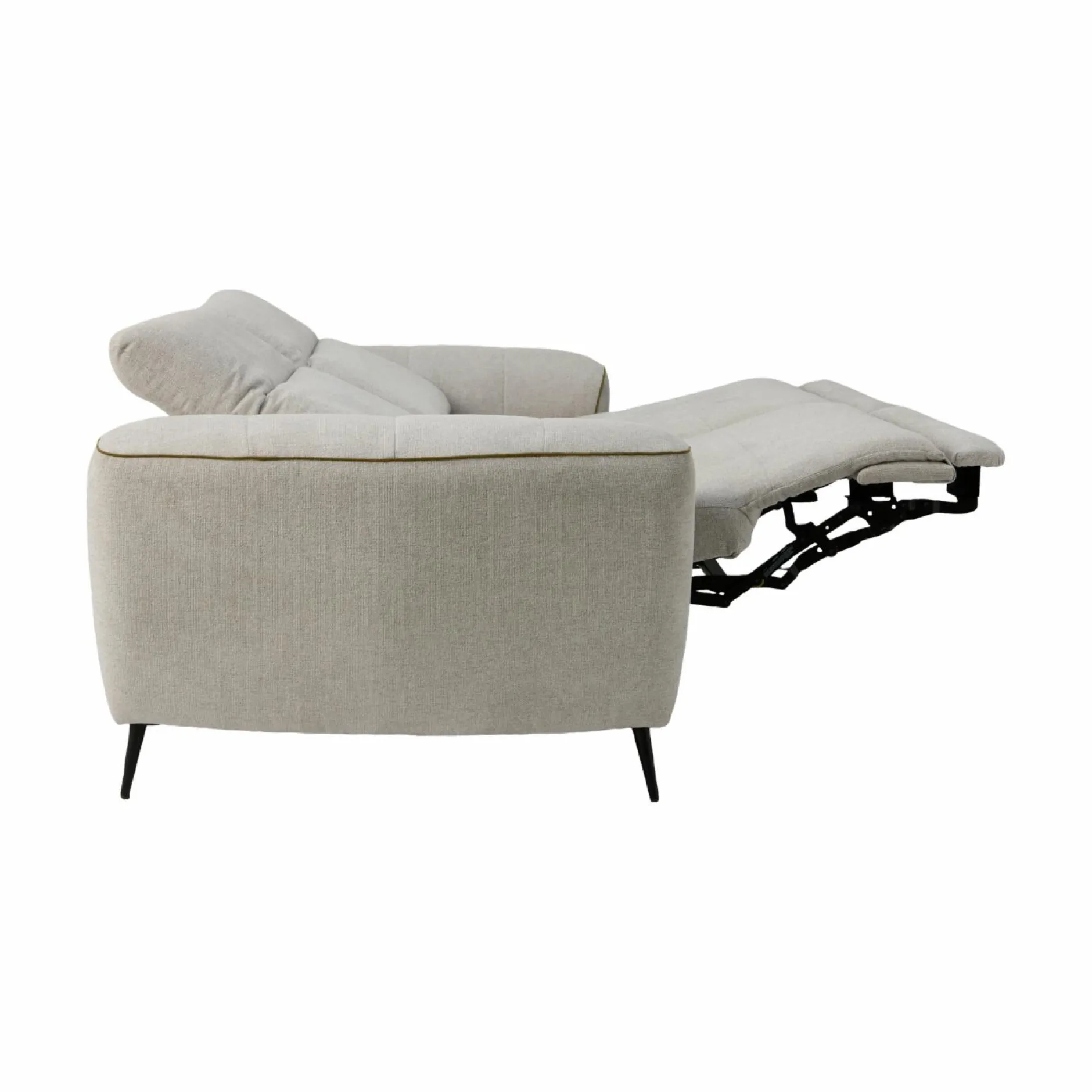 Canapés Relax>Camif Canapé relax électrique tissu Marco - - 3 places Gris Perle