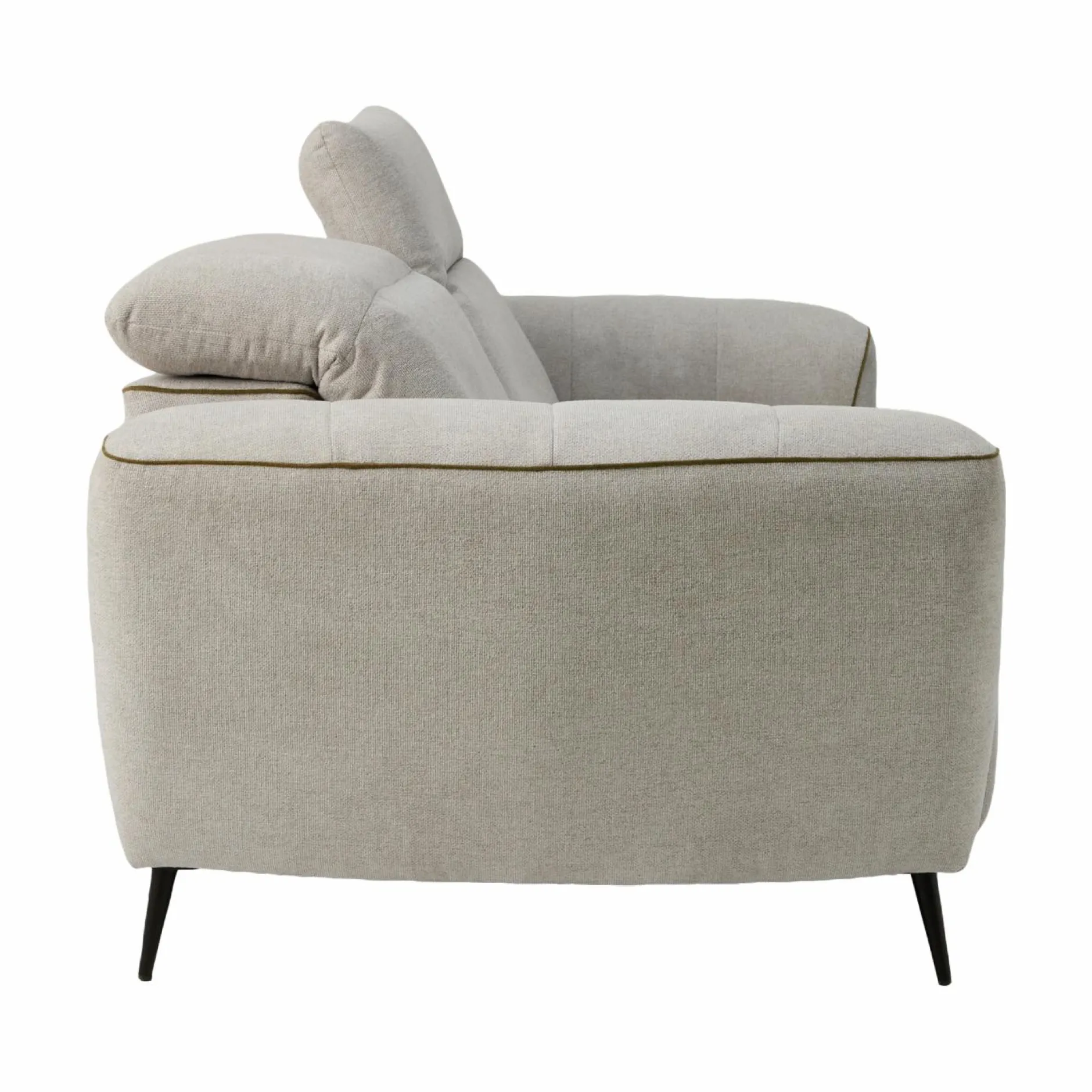 Canapés Relax>Camif Canapé relax électrique tissu Marco - - 3 places Gris Perle