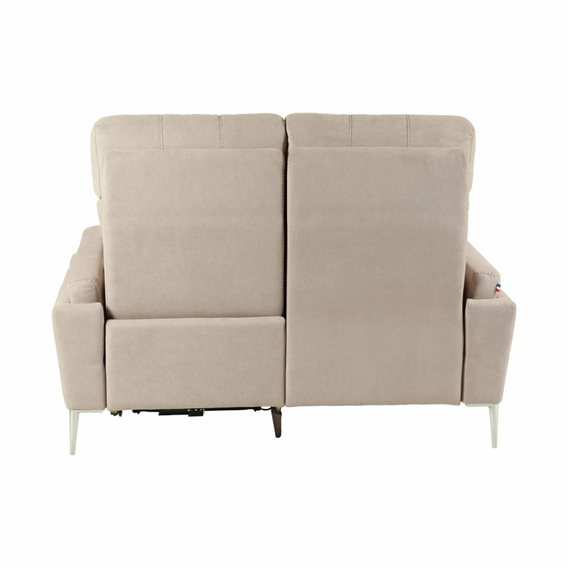 Canapés Relax>Camif Canapé relax électrique tissu Boston - - 2 places - relax à droite Naturel