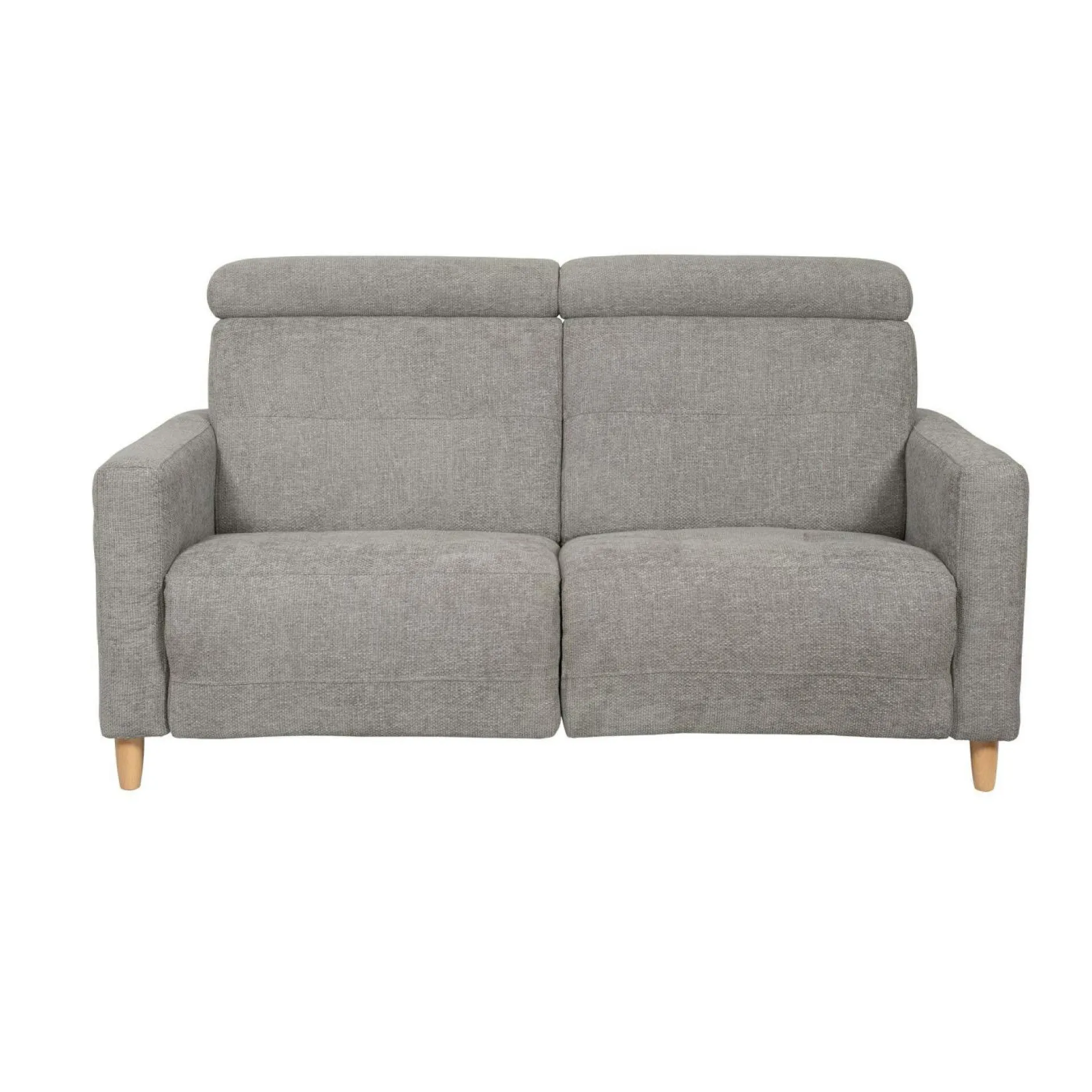 Canapés Relax>Camif Canapé relax électrique tissu Chambord - - Grand 2 places Gris