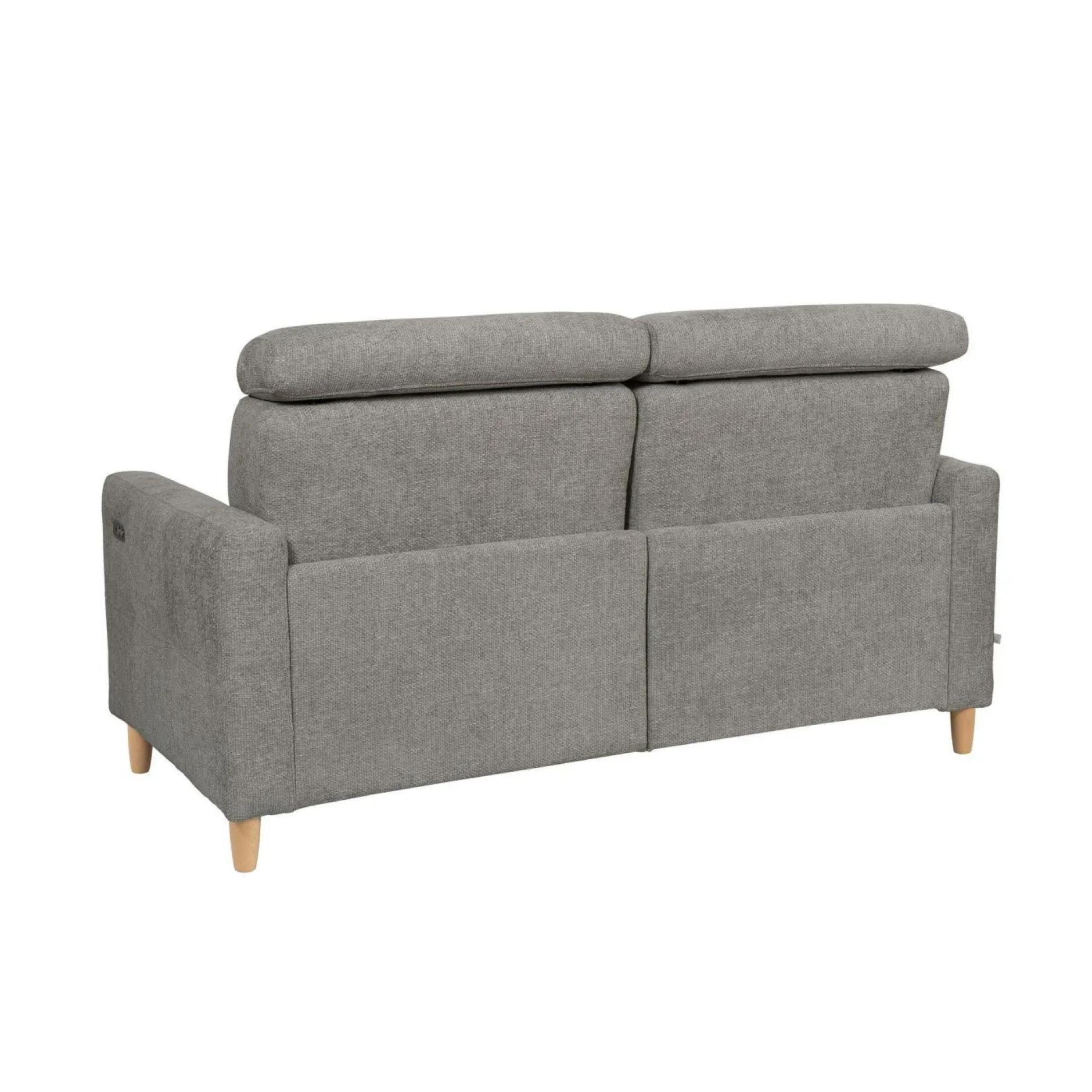 Canapés Relax>Camif Canapé relax électrique tissu Chambord - - Grand 2 places Gris