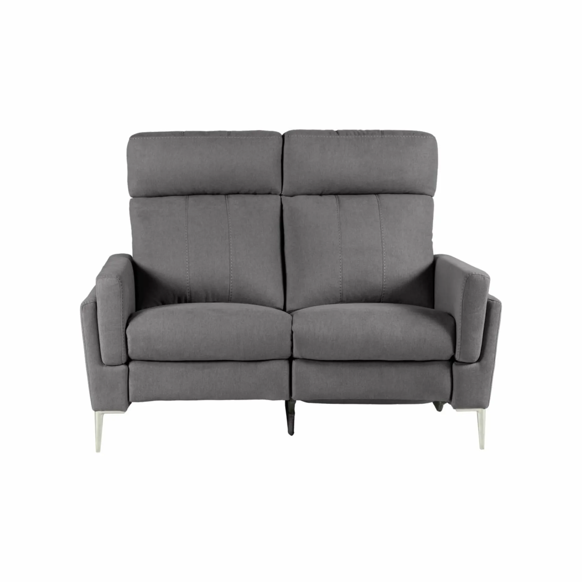 Canapés Relax>Camif Canapé relax électrique tissu Boston - - 2 places - relax à droite Ardoise