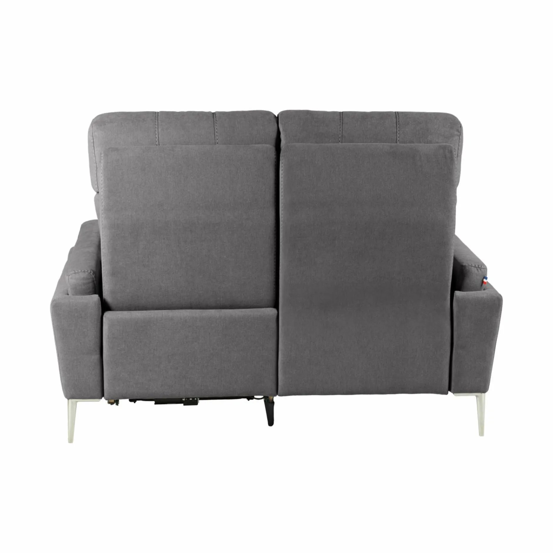 Canapés Relax>Camif Canapé relax électrique tissu Boston - - 2 places - relax à droite Ardoise