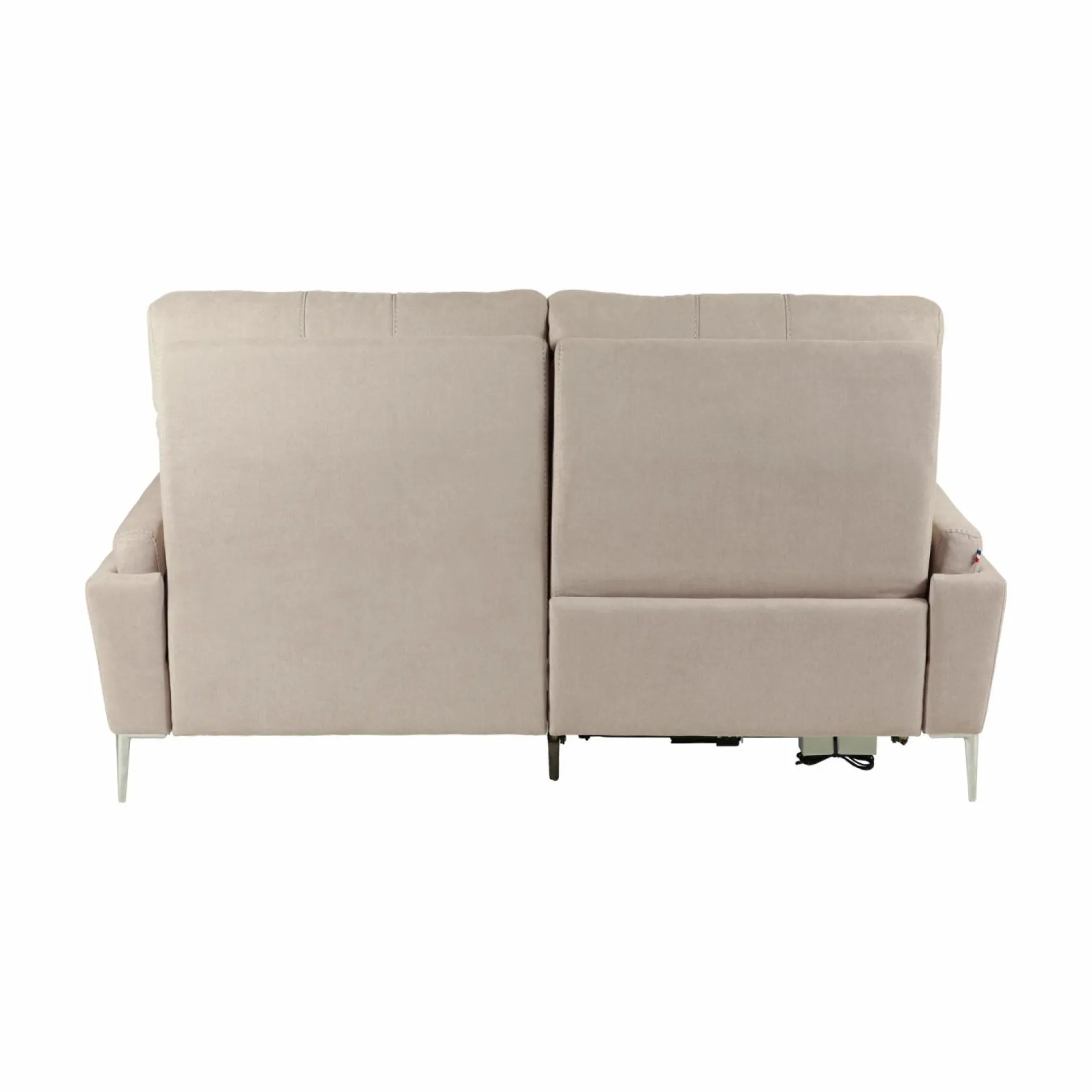 Canapés Relax>Camif Canapé relax électrique tissu Boston - - 3 places - relax à gauche Naturel