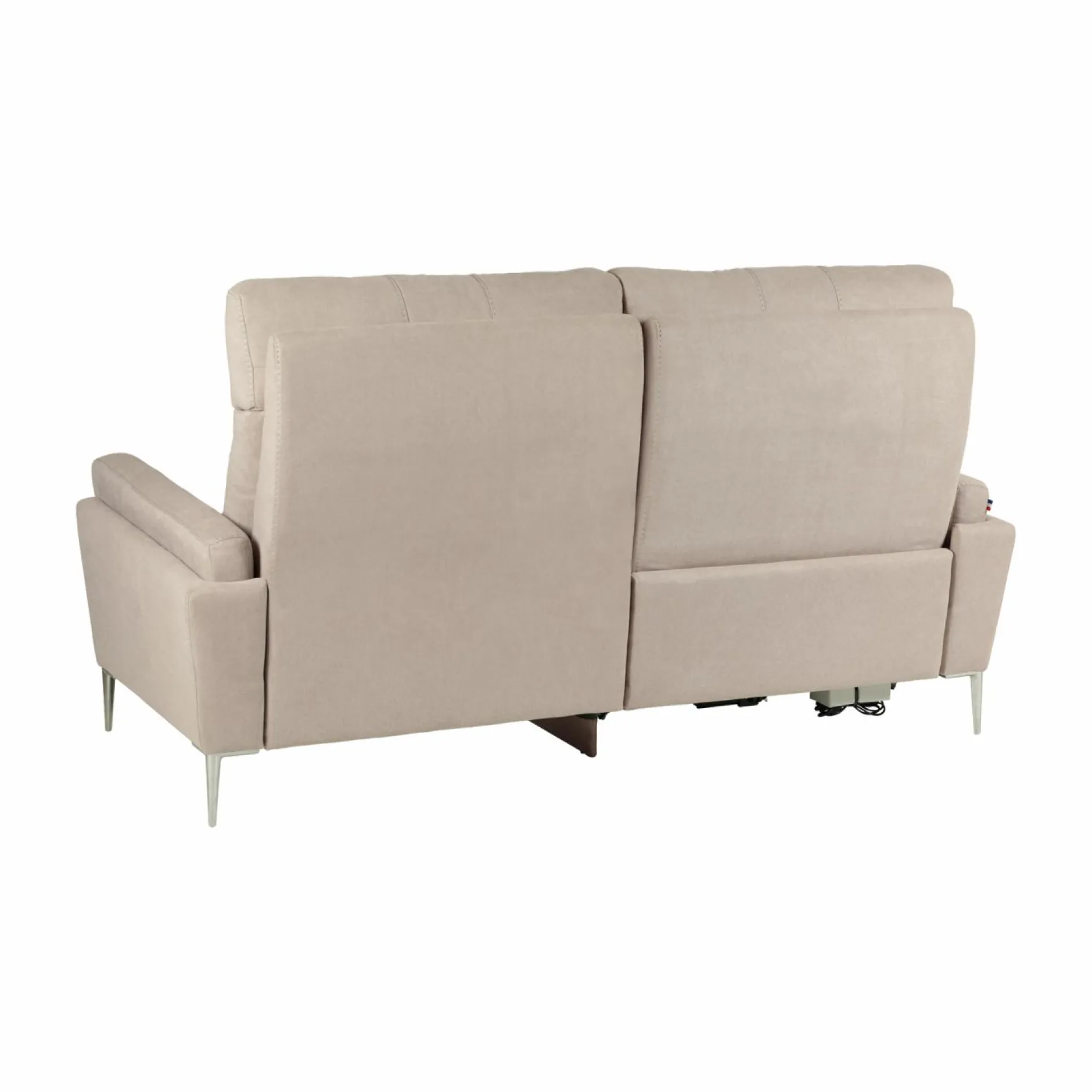 Canapés Relax>Camif Canapé relax électrique tissu Boston - - 3 places - relax à gauche Naturel