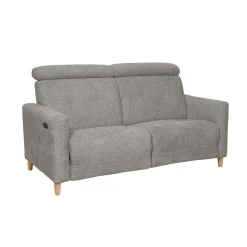 Canapés Relax>Camif Canapé relax électrique tissu Chambord - - 3 places Gris
