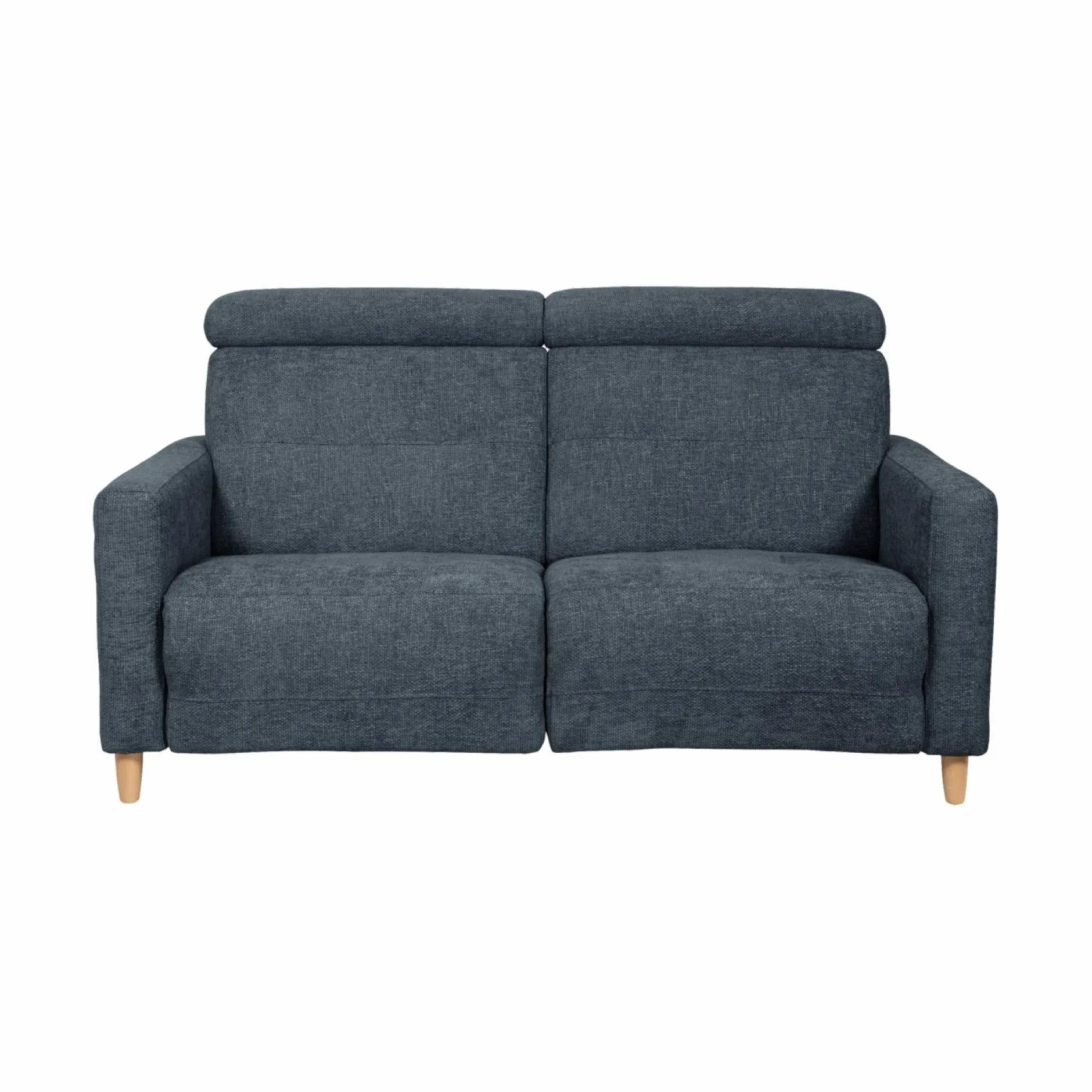 Canapés Relax>Camif Canapé relax électrique tissu Chambord - - Grand 2 places Bleu