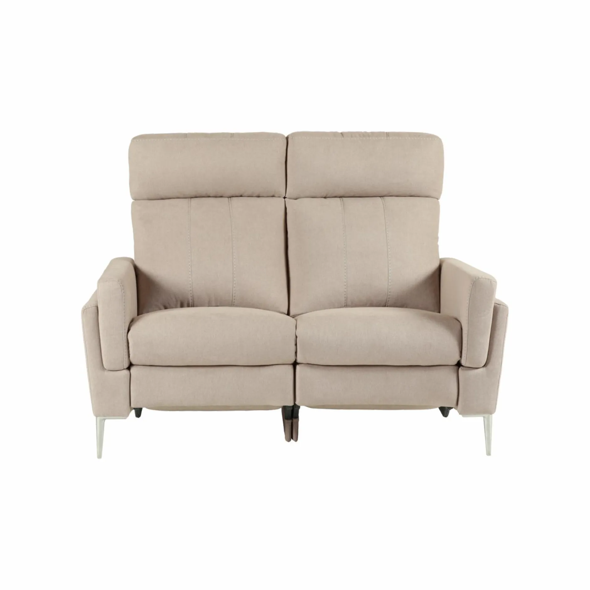 Canapés Relax>Camif Canapé relax électrique tissu Boston - - 2 places Naturel