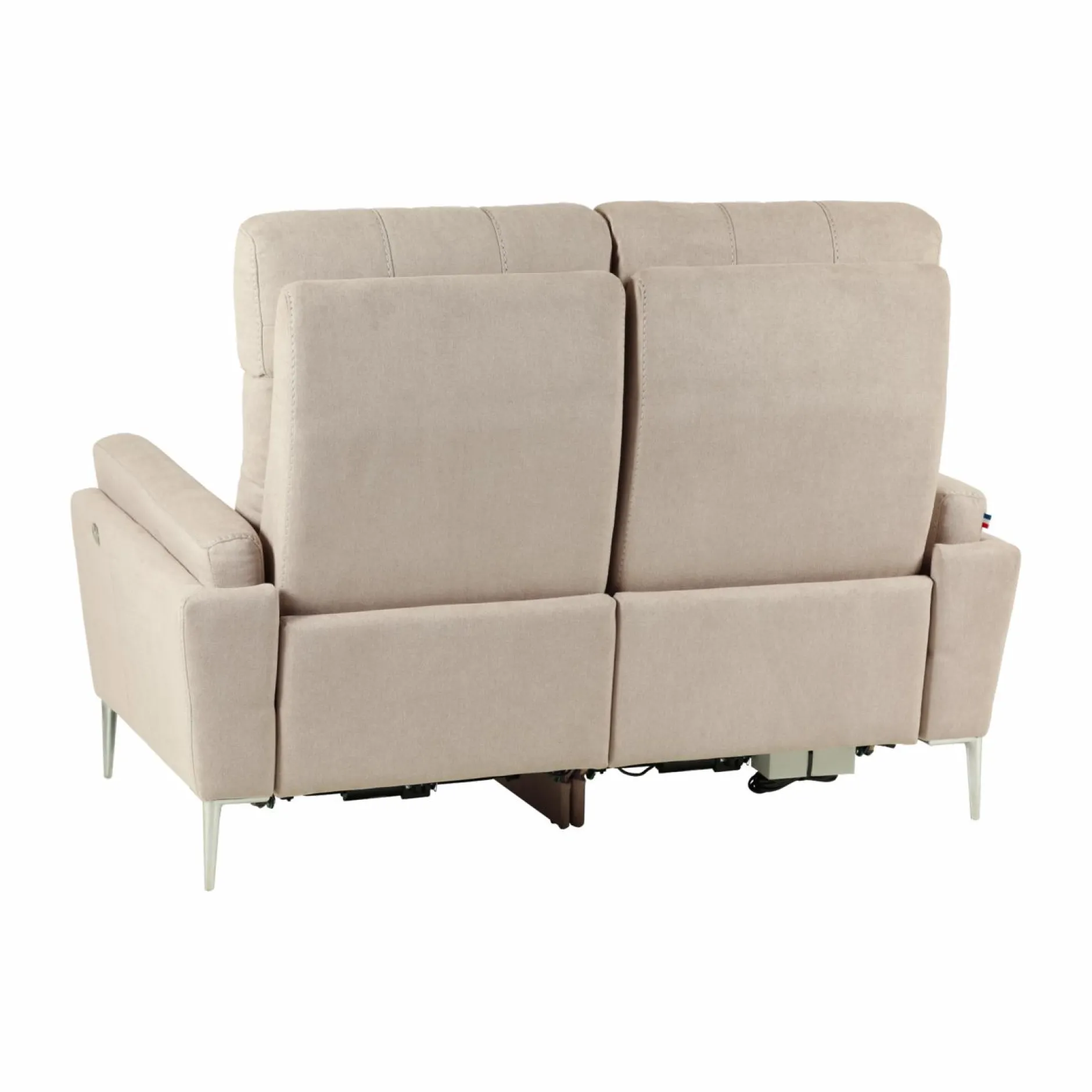 Canapés Relax>Camif Canapé relax électrique tissu Boston - - 2 places Naturel