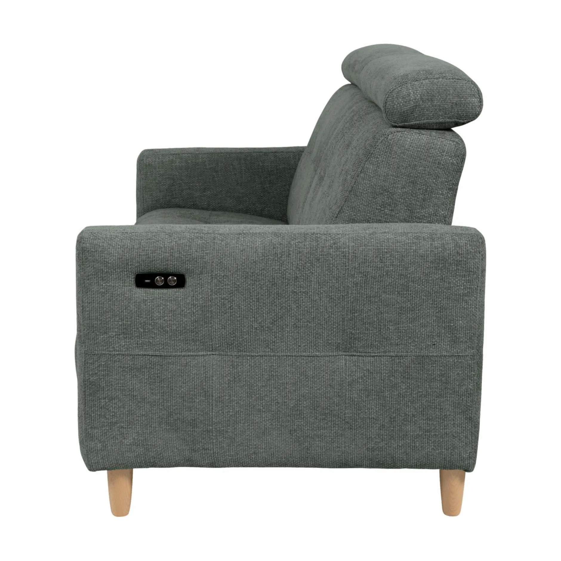 Canapés Relax>Camif Canapé relax électrique tissu Chambord - - 2 places Lierre