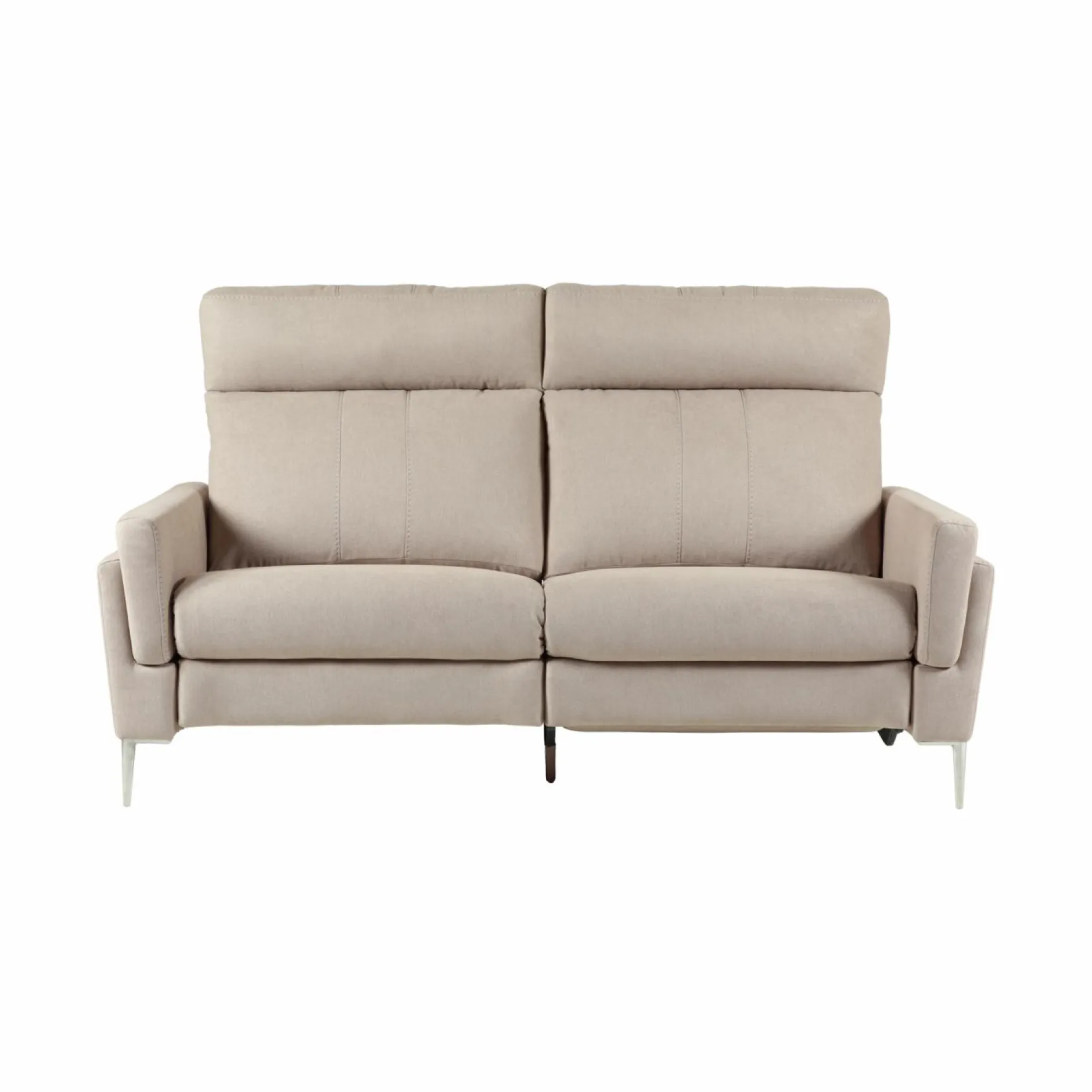 Canapés Relax>Camif Canapé relax électrique tissu Boston - - 3 places - relax à droite Naturel