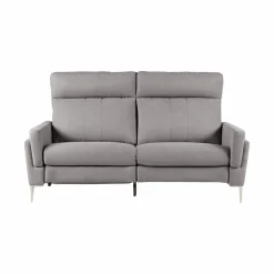 Canapés Relax>Camif Canapé relax électrique tissu Boston - - 3 places - relax à gauche Gris Clair