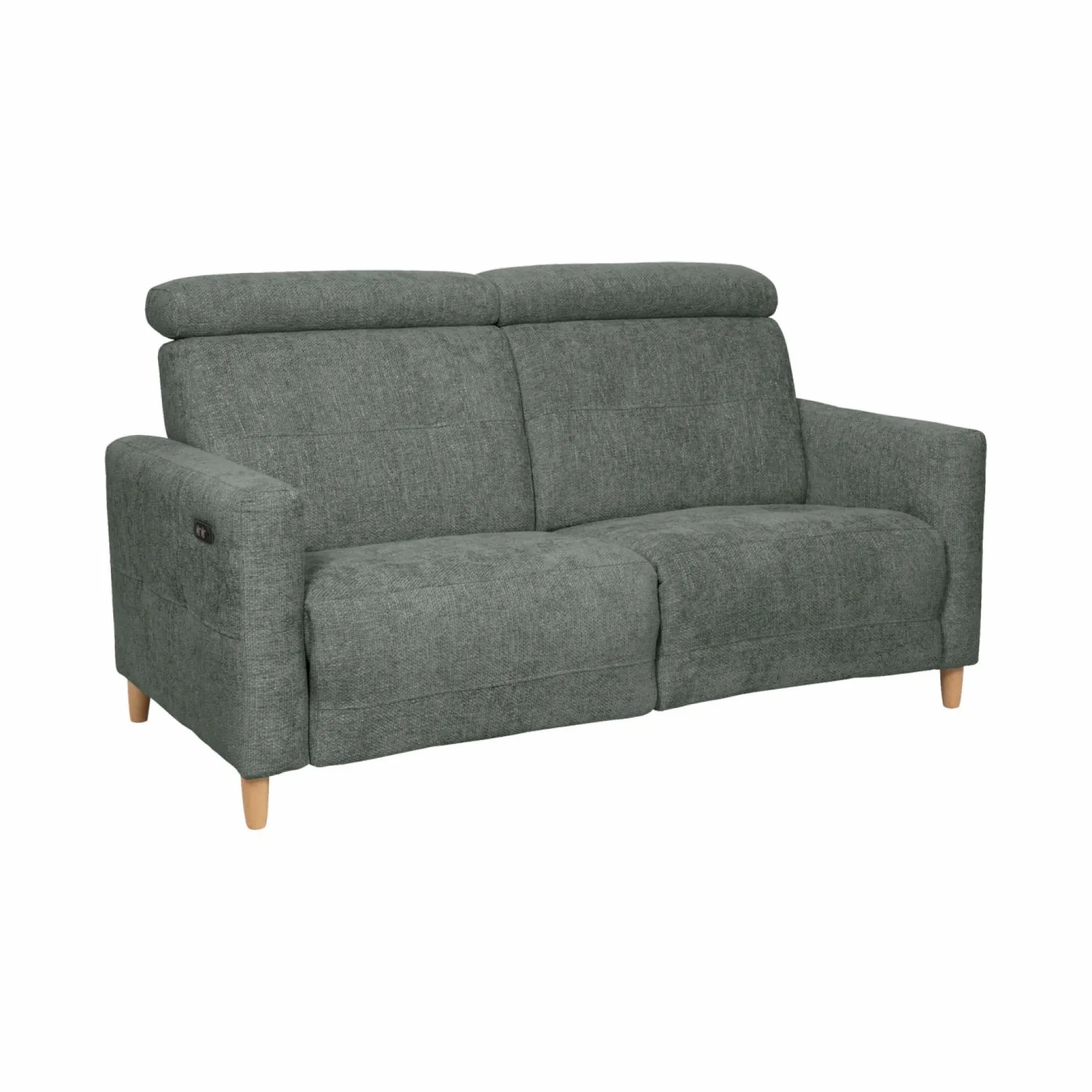 Canapés Relax>Camif Canapé relax électrique tissu Chambord - - Grand 2 places Lierre