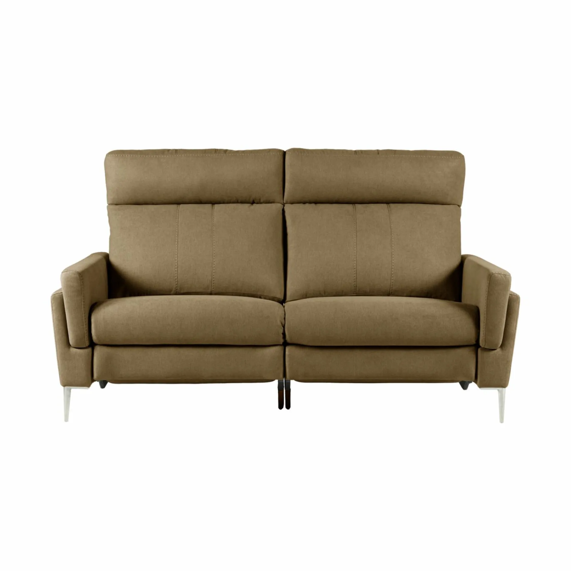 Canapés Relax>Camif Canapé relax électrique tissu Boston - - 3 places Kaki