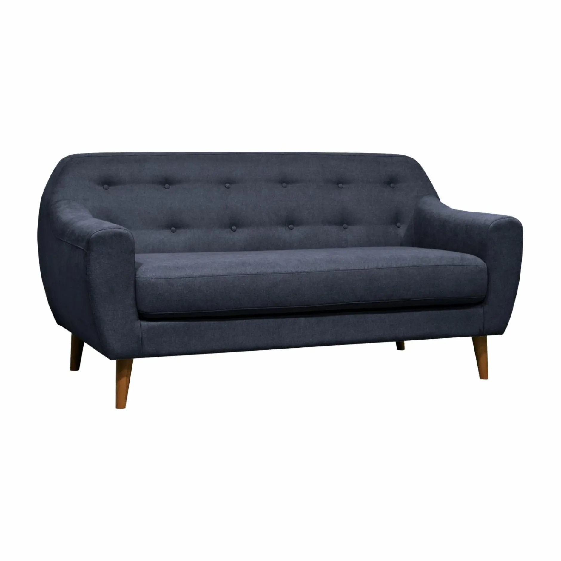 Canapés Droits|Canapés Fixes>Camif Canapé tissu Agathe - - 2 places Bleu